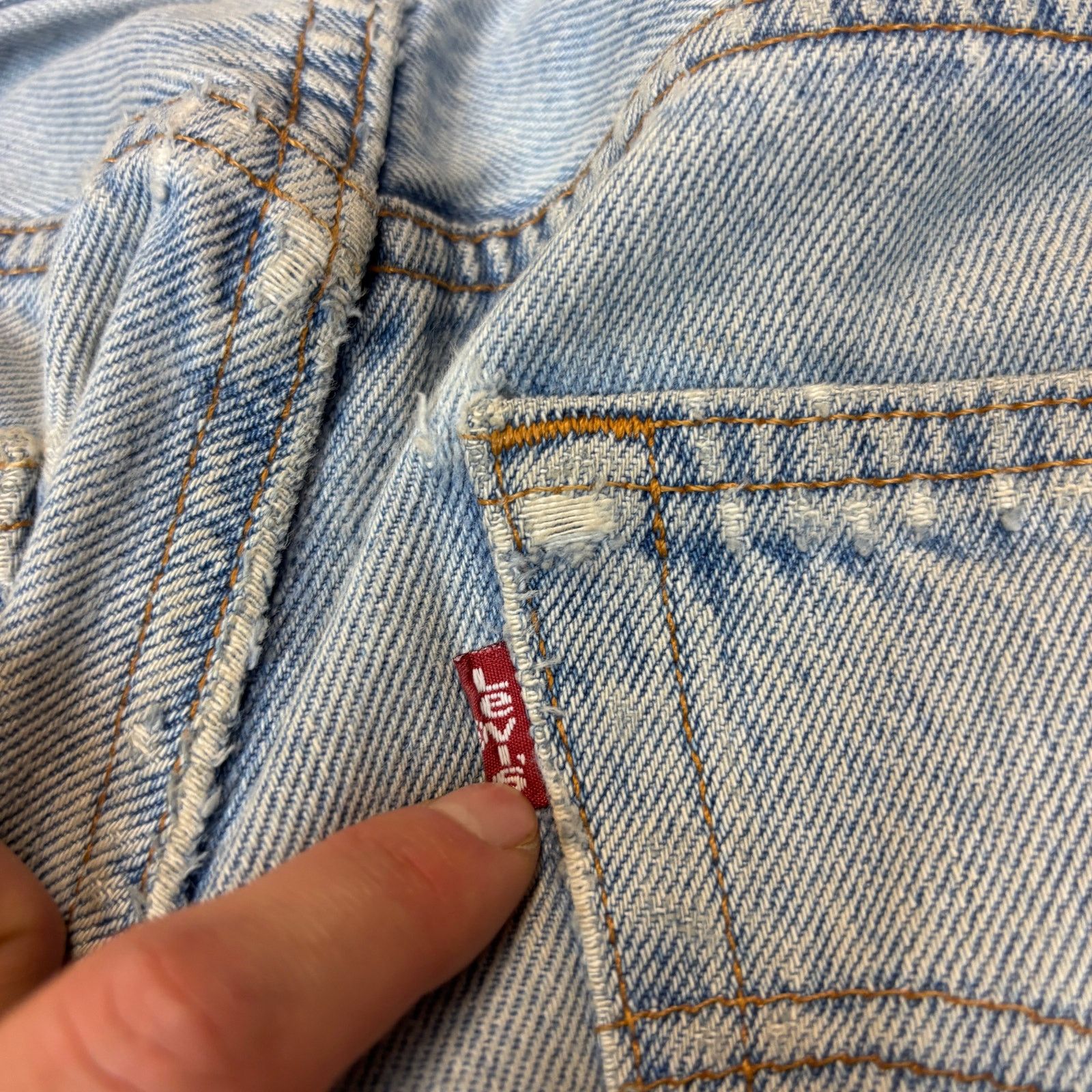 Levi's Vintage 90s Levi's 501 Straight Leg Jeans Men's 32x34 Size US 32 / EU 48 - 5 Thumbnail
