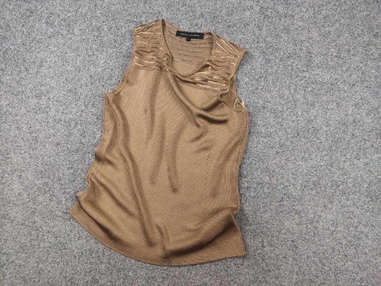 Ralph Lauren Ralph Lauren Black Label Knit Slinky Tight Sleeveless Soft Size L / US 10 / IT 46 - 3 Thumbnail