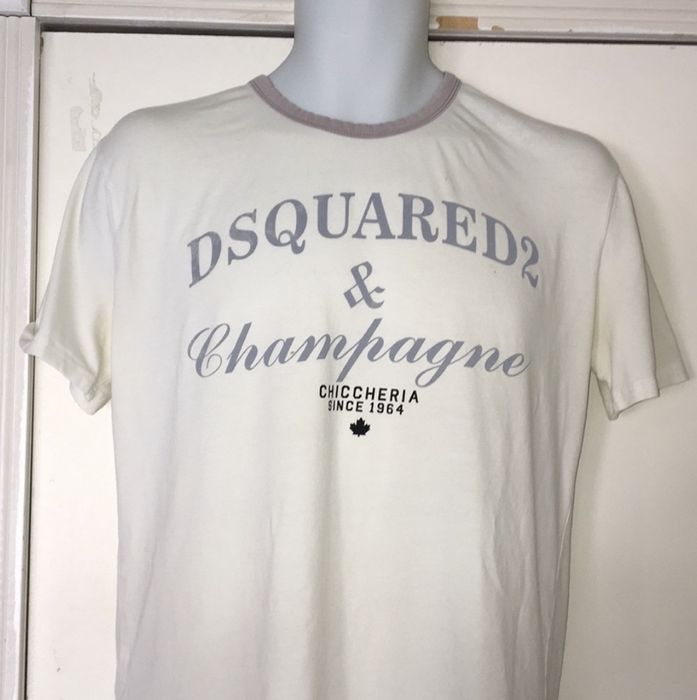 Dsquared and outlet champagne t shirt