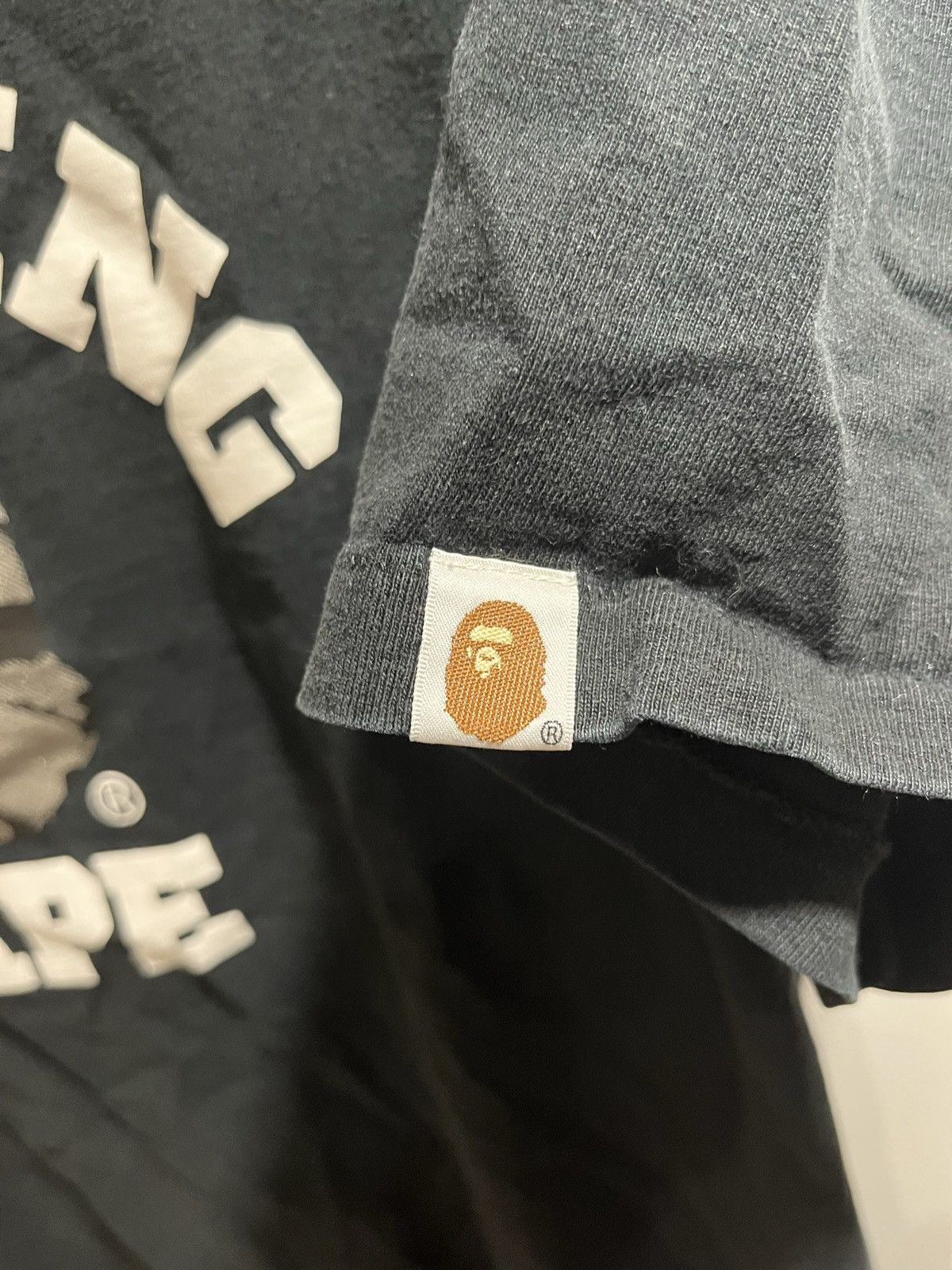 Bape Bape college tee Size US L / EU 52-54 / 3 - 4 Thumbnail