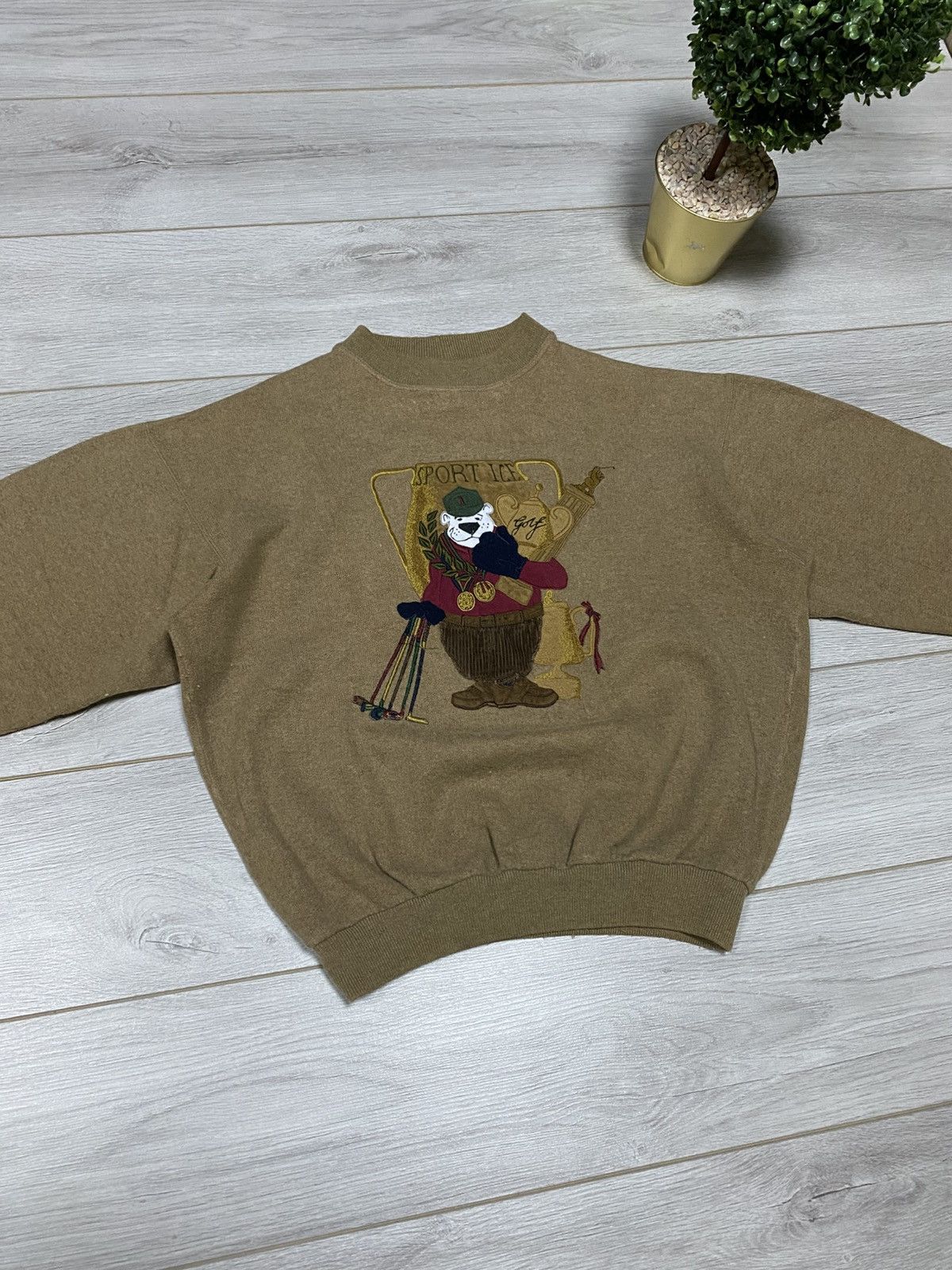 Iceberg Iceberg wool Italy knitted bear ski RARE sweater Size US M / EU 48-50 / 2 - 8 Thumbnail