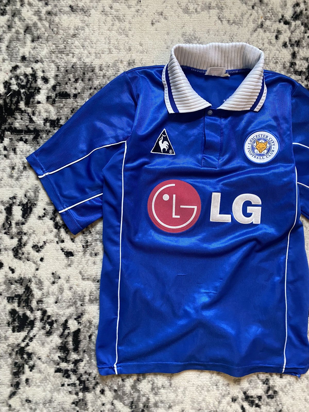 Le Coq Sportif × Vintage Leicester City FC 2002-2003 Home Soccer Jersey LG Blockcore Size US S / EU 44-46 / 1 - 3 Thumbnail