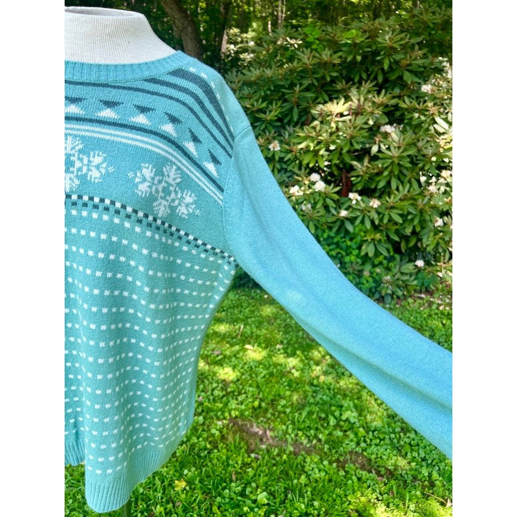 Columbia Women's XL Columbia Sweater Mint Green Ski Winter Nordic Size XL / US 12-14 / IT 48-50 - 3 Thumbnail