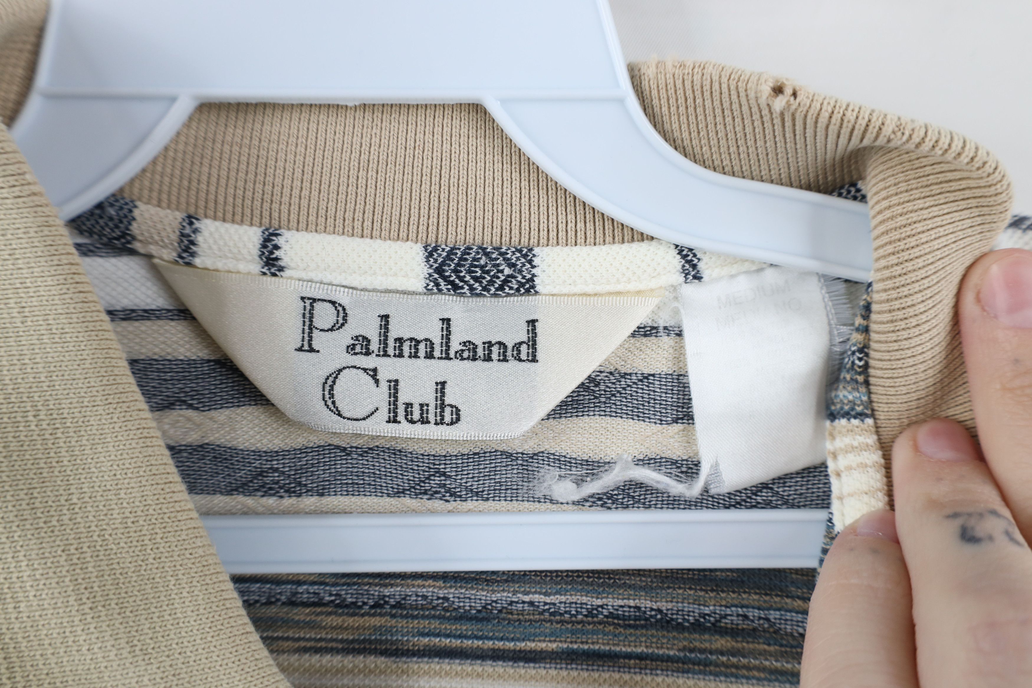 Vintage Vintage 90s Streetwear Fair Isle Striped Knit Polo Shirt Size US M / EU 48-50 / 2 - 10 Thumbnail