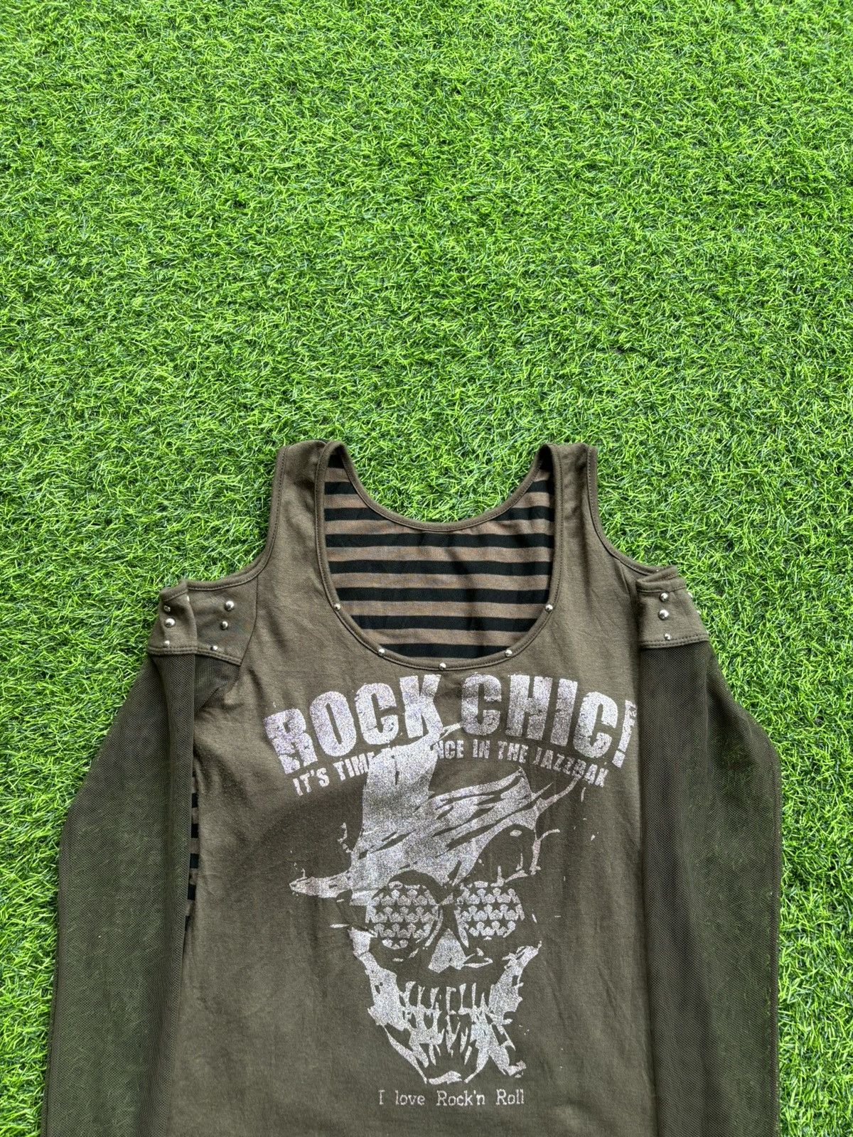 Hysteric Glamour Y2k Rock chic Skull Women's Longsleeve Size M / US 6-8 / IT 42-44 - 2 Thumbnail
