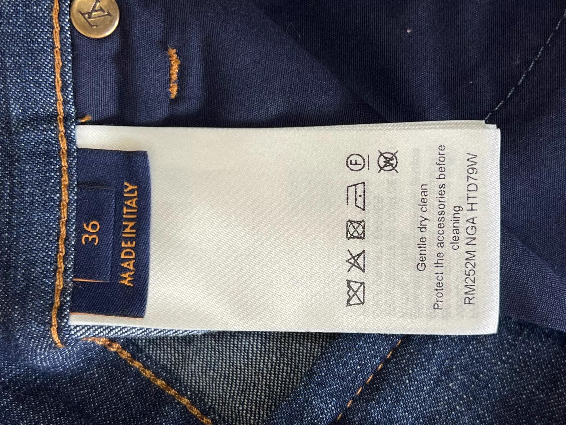 Louis Vuitton LV Monogram Denim Shorts 36 Size US 36 / EU 52 - 6 Thumbnail