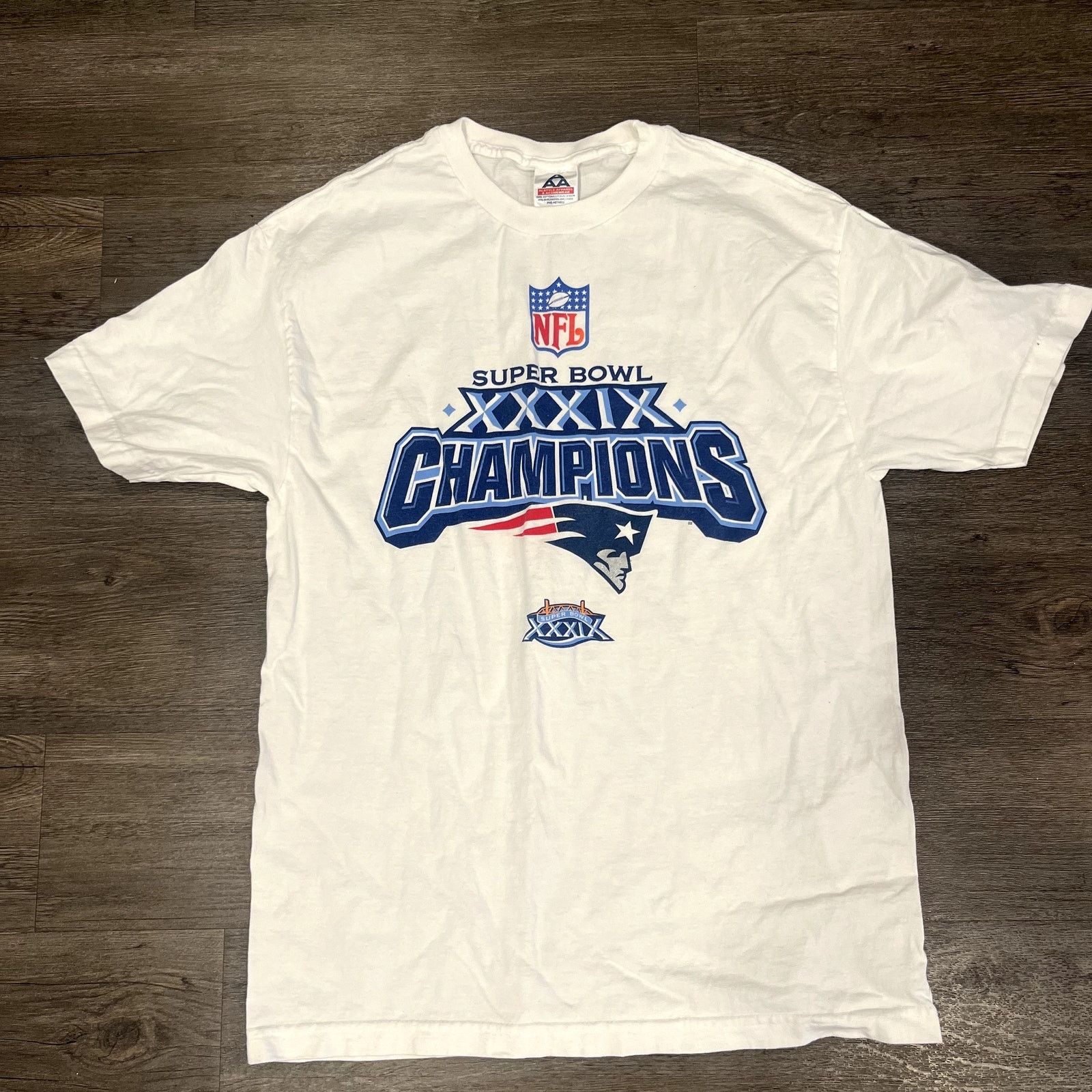Nike Vintage 2005 NFL Super Bowl XXXIX Tee Size US L / EU 52-54 / 3 - 1 Thumbnail