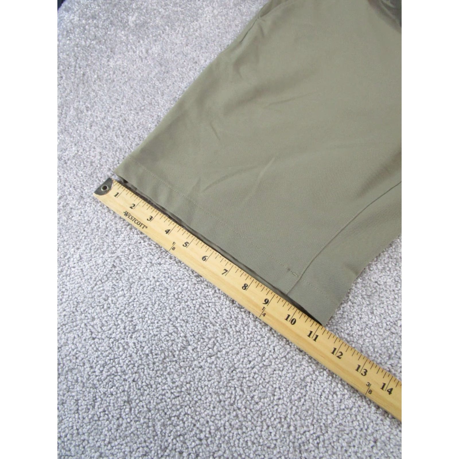 Bonobos Bonobos Mens 36 Green Polyester Chino Shorts 10" Golf Casual Travel Workwear Size US 36 / EU 52 - 6 Thumbnail