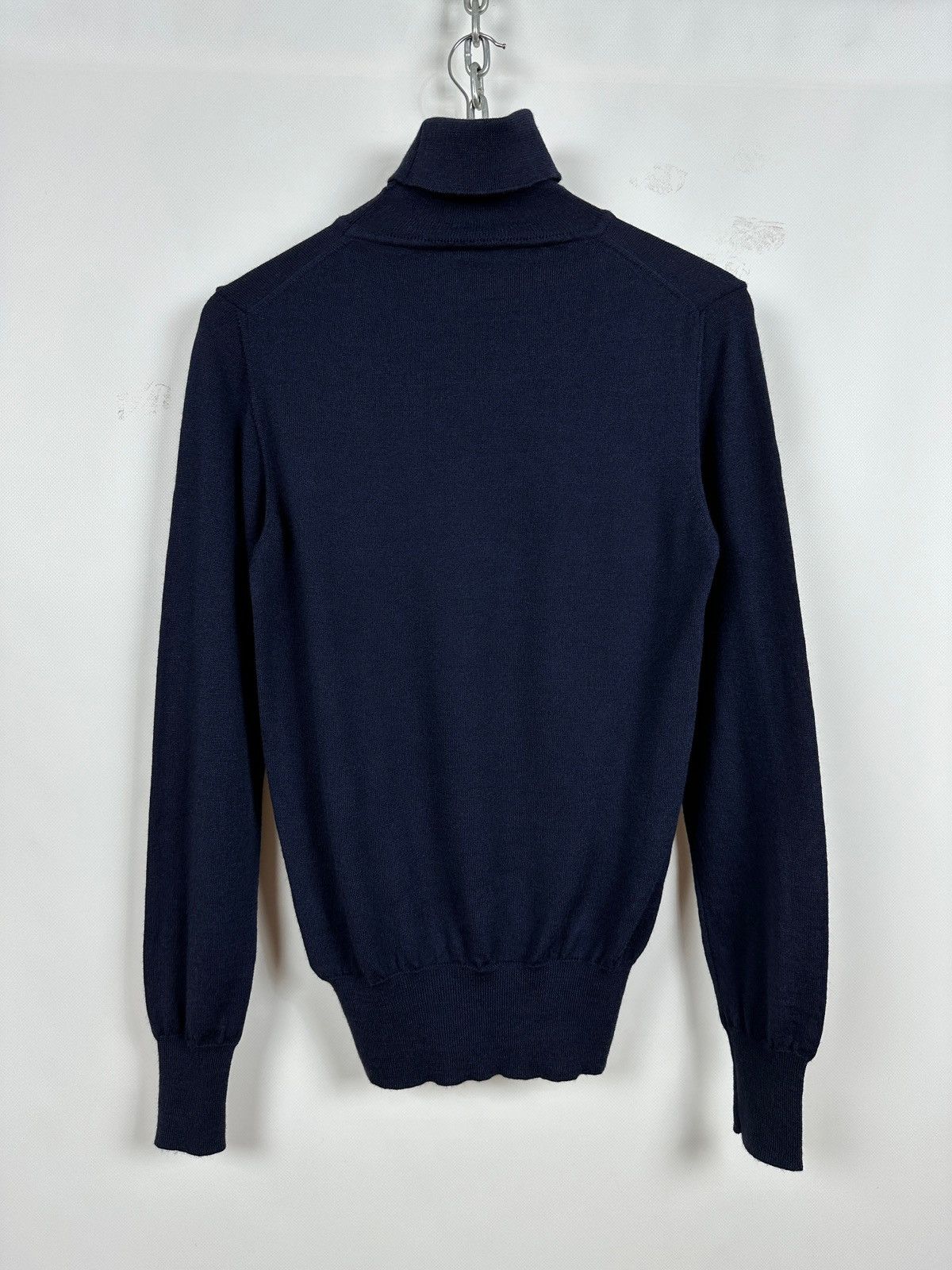 Vivienne Westwood Vivienne Westwood Navy Blue Turtleneck Wool Jumper Sweater Size US S / EU 44-46 / 1 - 3 Thumbnail