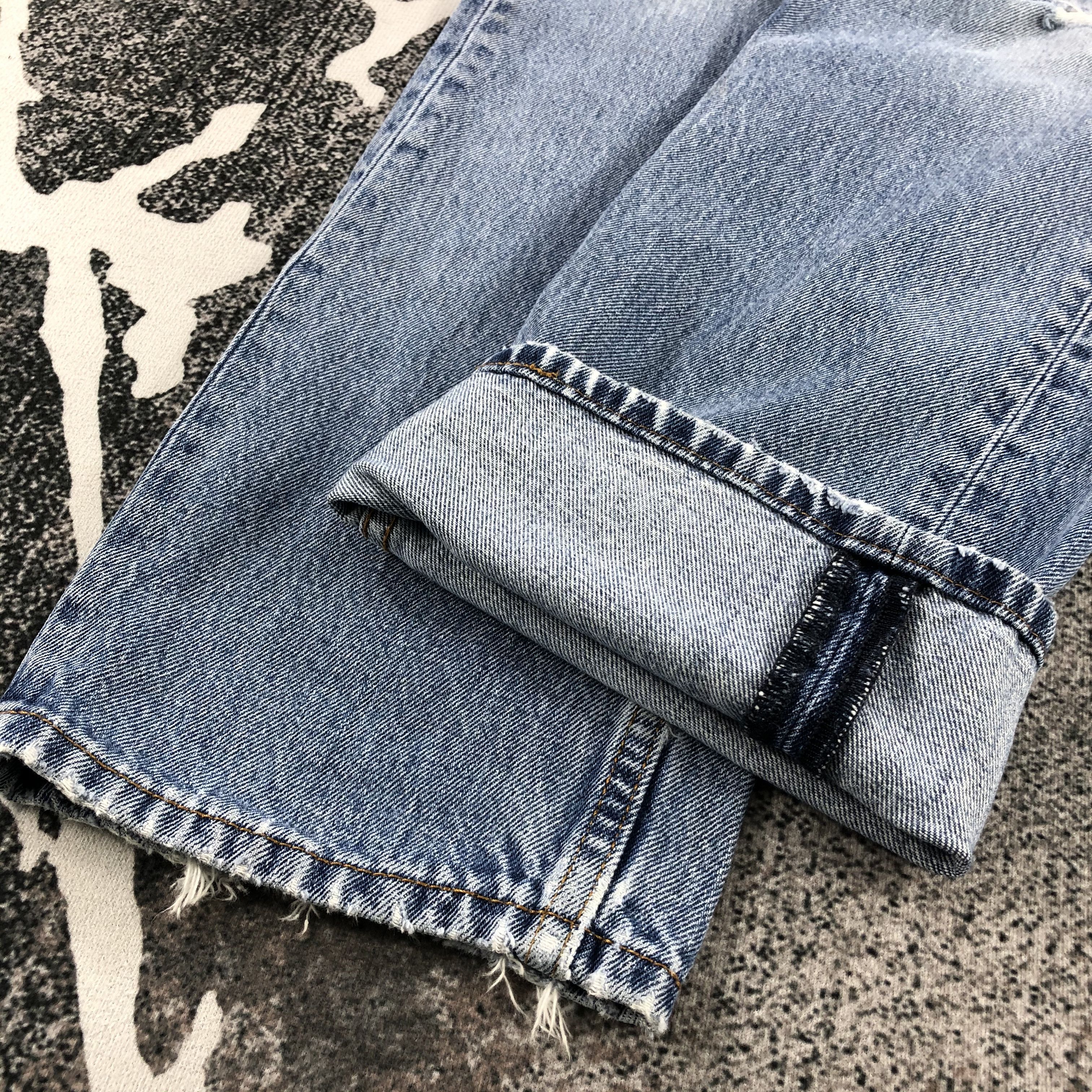 Levi's Vintage Levi's 505 Jeans Distress Medium Wash KJ1005 Size US 31 - 7 Thumbnail