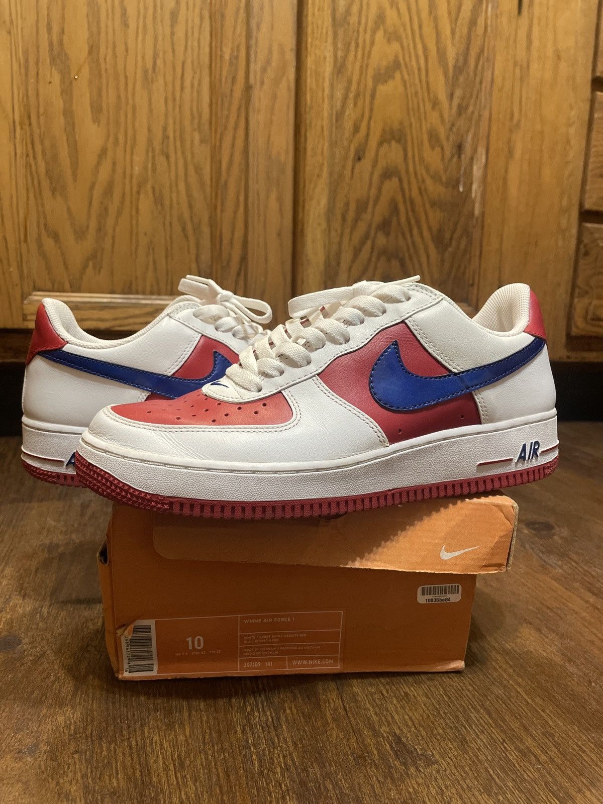 Nike × Vintage Nike WMNS Air Force 1 2004 Independence Day | Grailed 