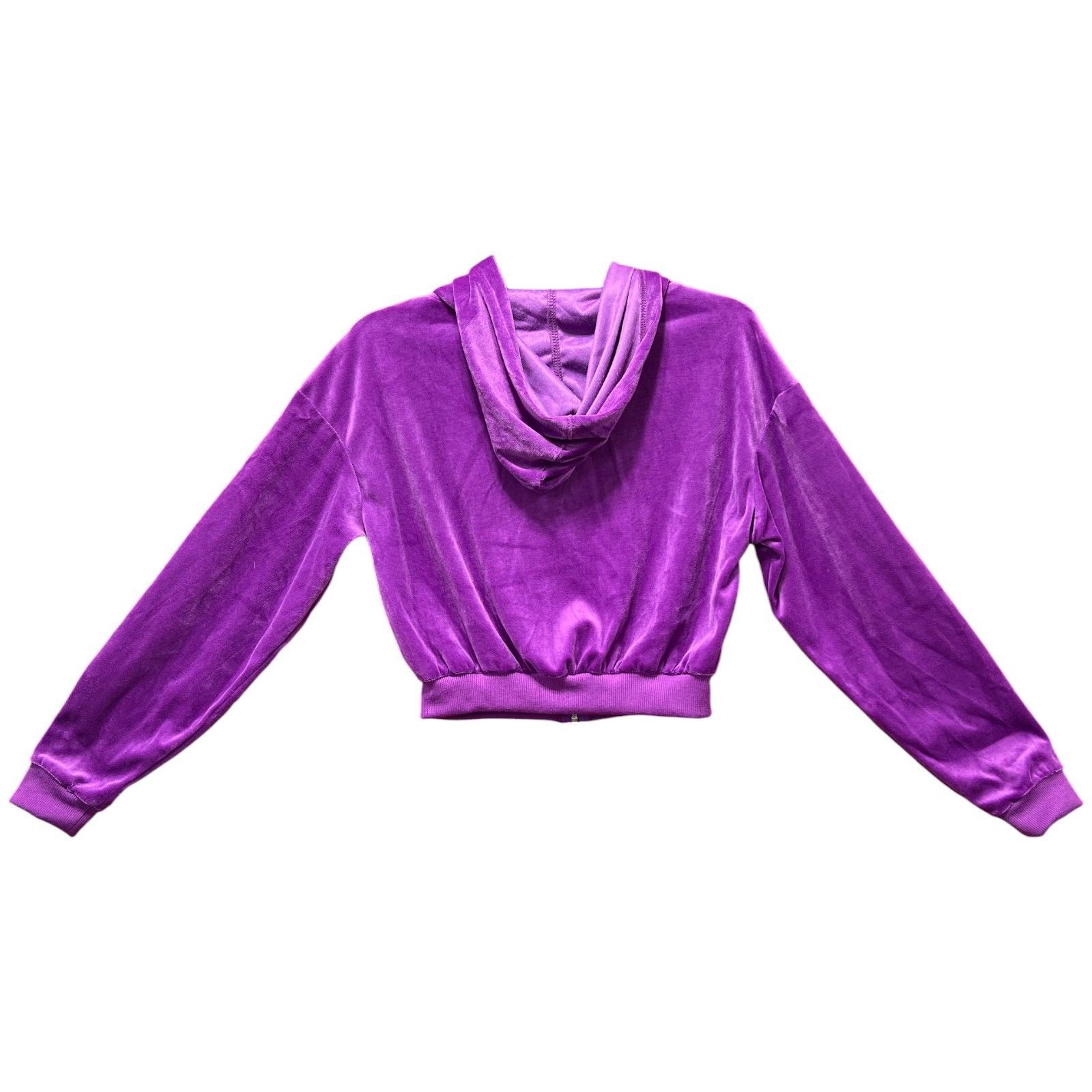 rue21 Rue 21 - Women's Long Sleeve Hooded Sweater - Purple - Small Size S / US 4 / IT 40 - 2 Thumbnail