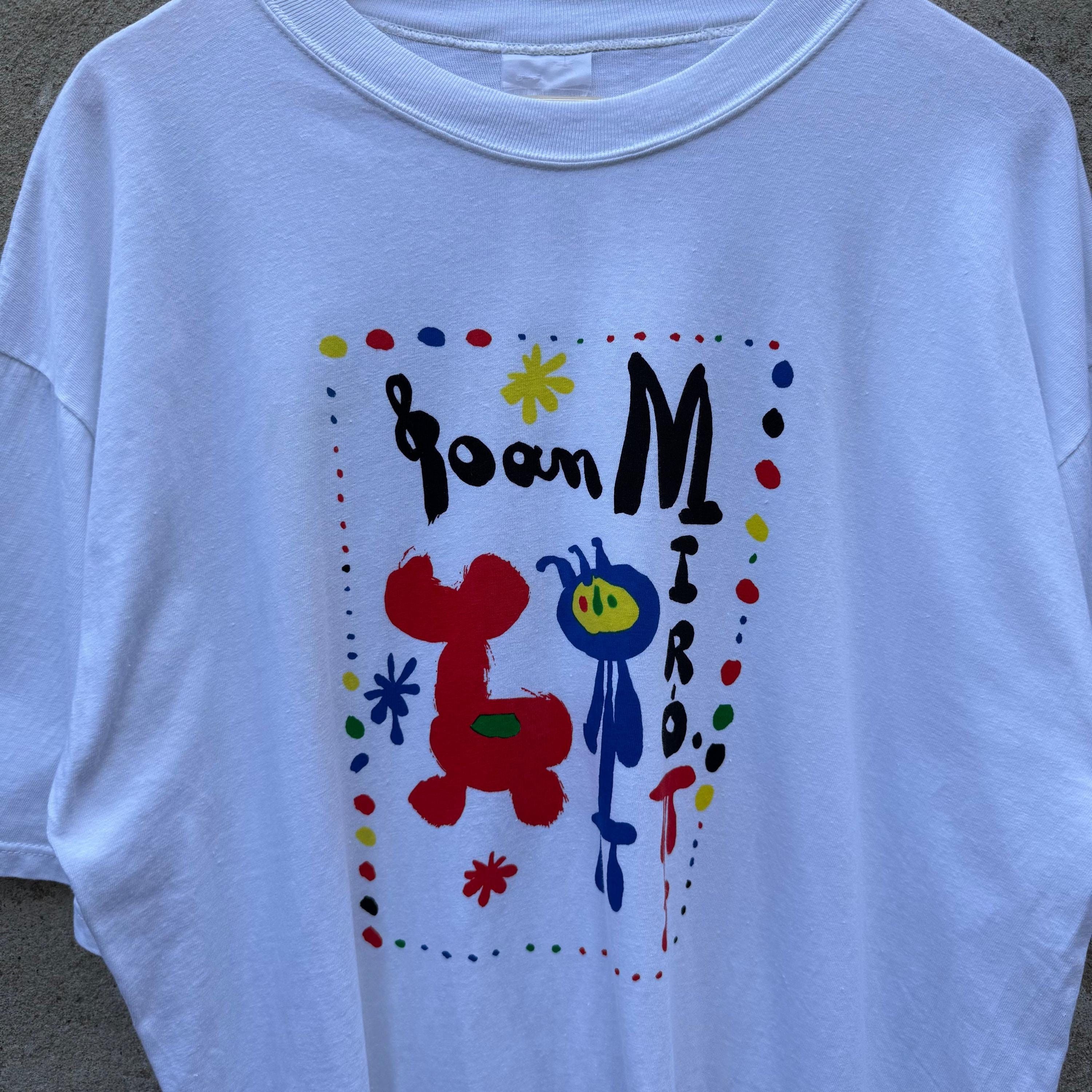 Vintage 94' Vintage Joan Miro Artwork T-Shirt Size US XL / EU 56 / 4 - 2 Thumbnail