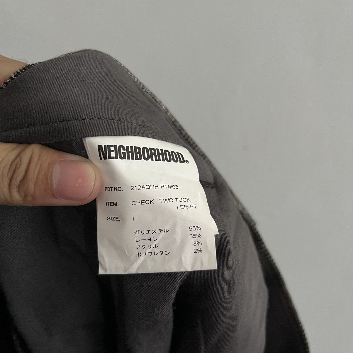 Neighborhood NEIGHBORHOOD 21AW CHECK TWO TUCK/ER PANTS Size US 34 / EU 50 - 5 Thumbnail