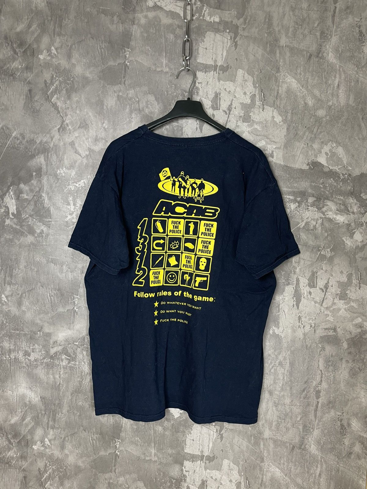 Other Vintage ACAB Very Rare 00s Big Logo T shirt Size US L / EU 52-54 / 3 - 1 Thumbnail