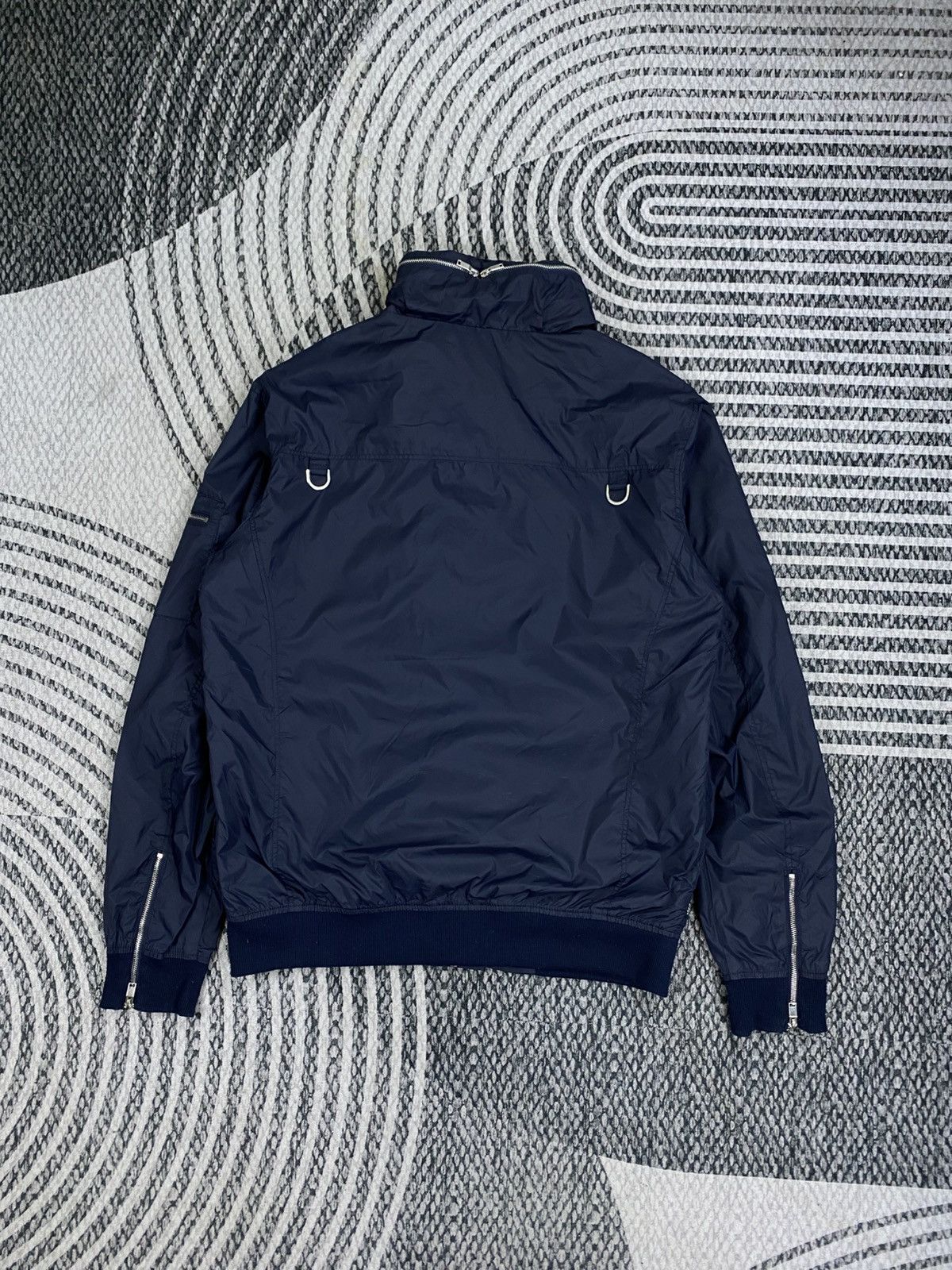 Japanese Brand Vintage Well Spring Casual Wear Navy Multi Zipper Jacket Size US M / EU 48-50 / 2 - 3 Thumbnail