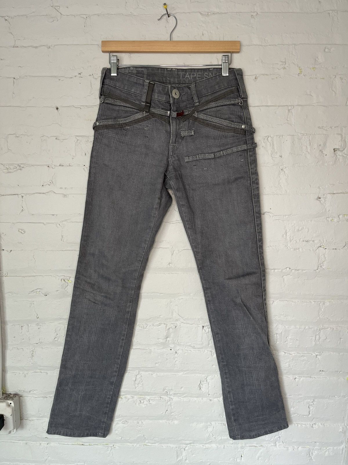 Marithé Francois Girbaud “Tape Snake” Denim Pants