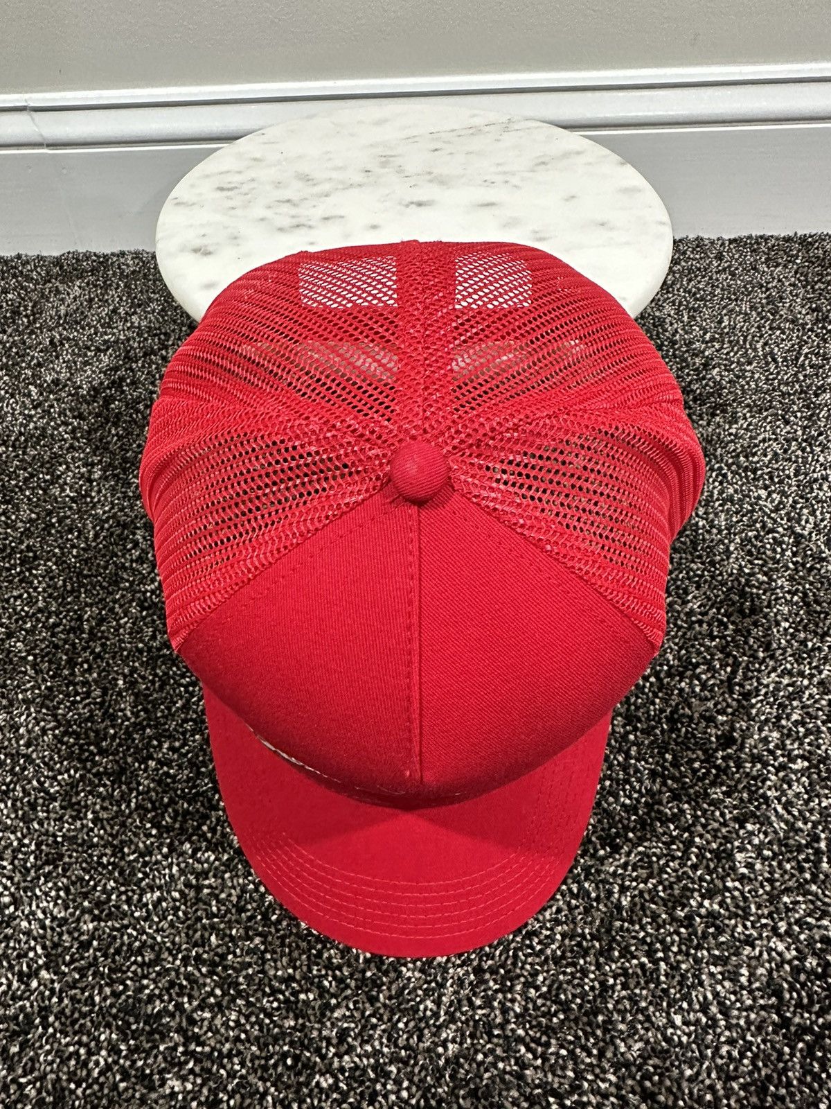 Other Beverly Hills JMR Group Red Trucker Hat Size ONE SIZE - 4 Thumbnail