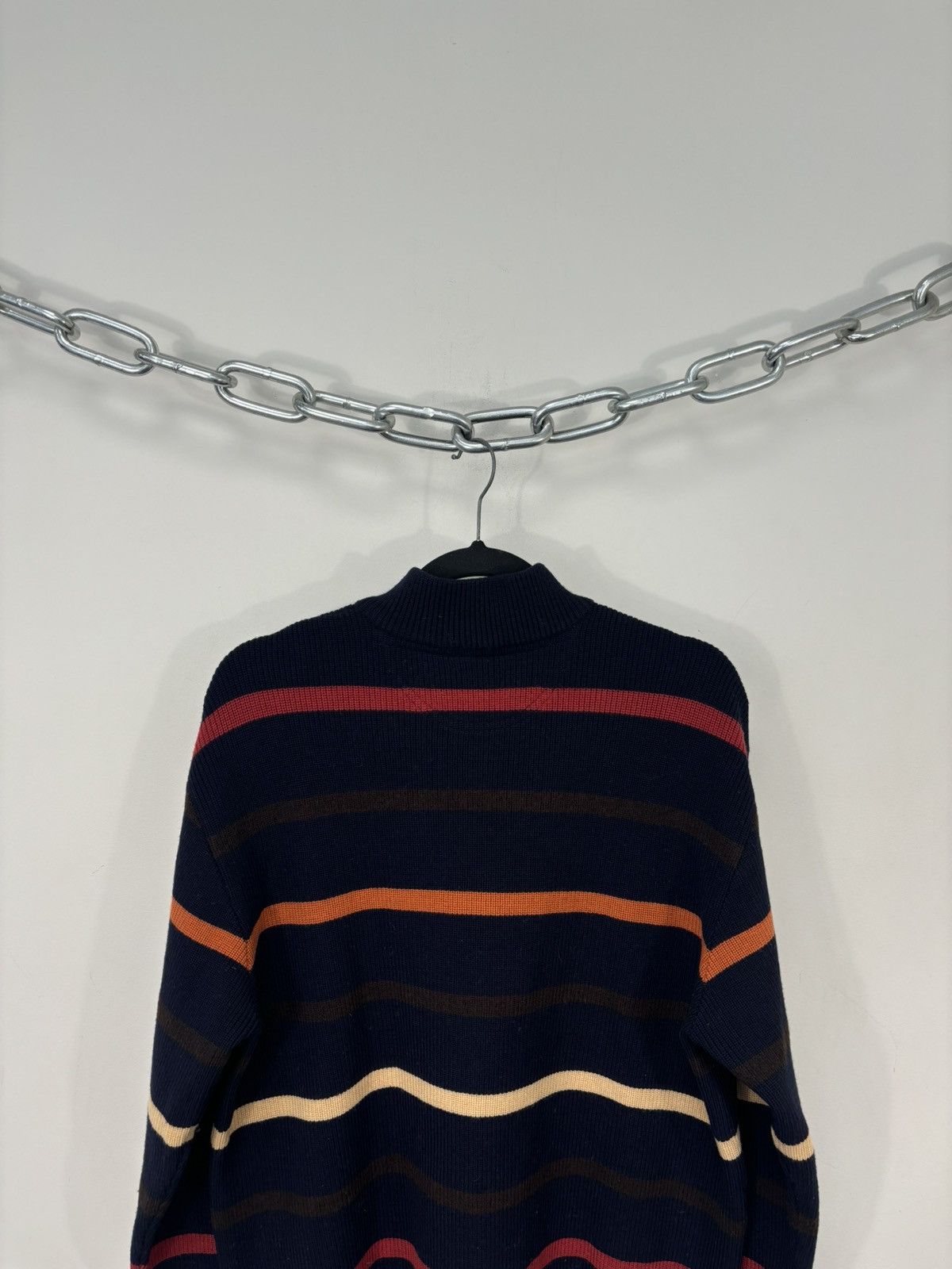 Paul & Shark Paul & Shark Yachting Nautical Micro 1/4 Zip Wool Sweater Size US M / EU 48-50 / 2 - 12 Thumbnail