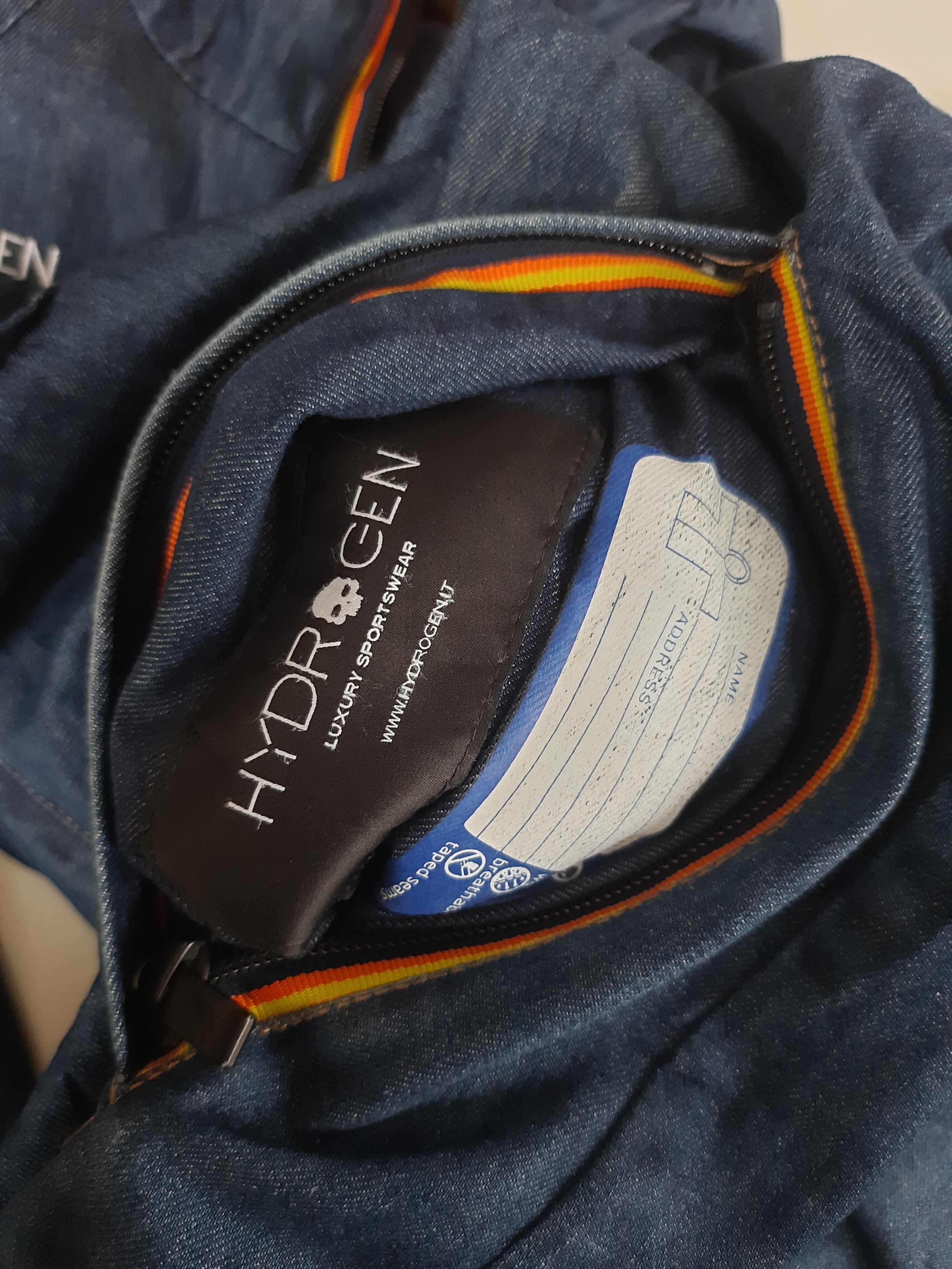 HYDROGEN Hydrogen kway reversible nylon denim jacket Size US M / EU 48-50 / 2 - 6 Thumbnail