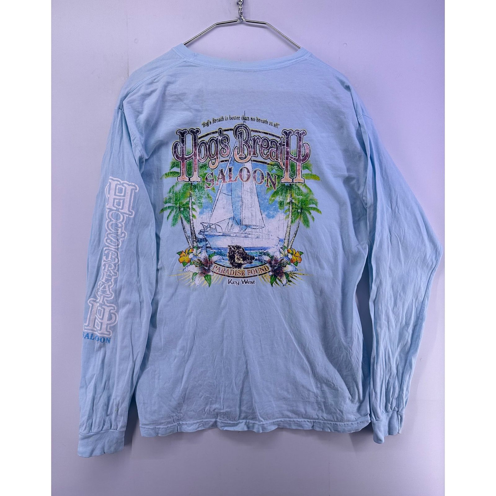 & Other Stories Hogs breath Salon Key West Blue LS Shirt Tag mission Sz M/L Size US M / EU 48-50 / 2 - 1 Thumbnail