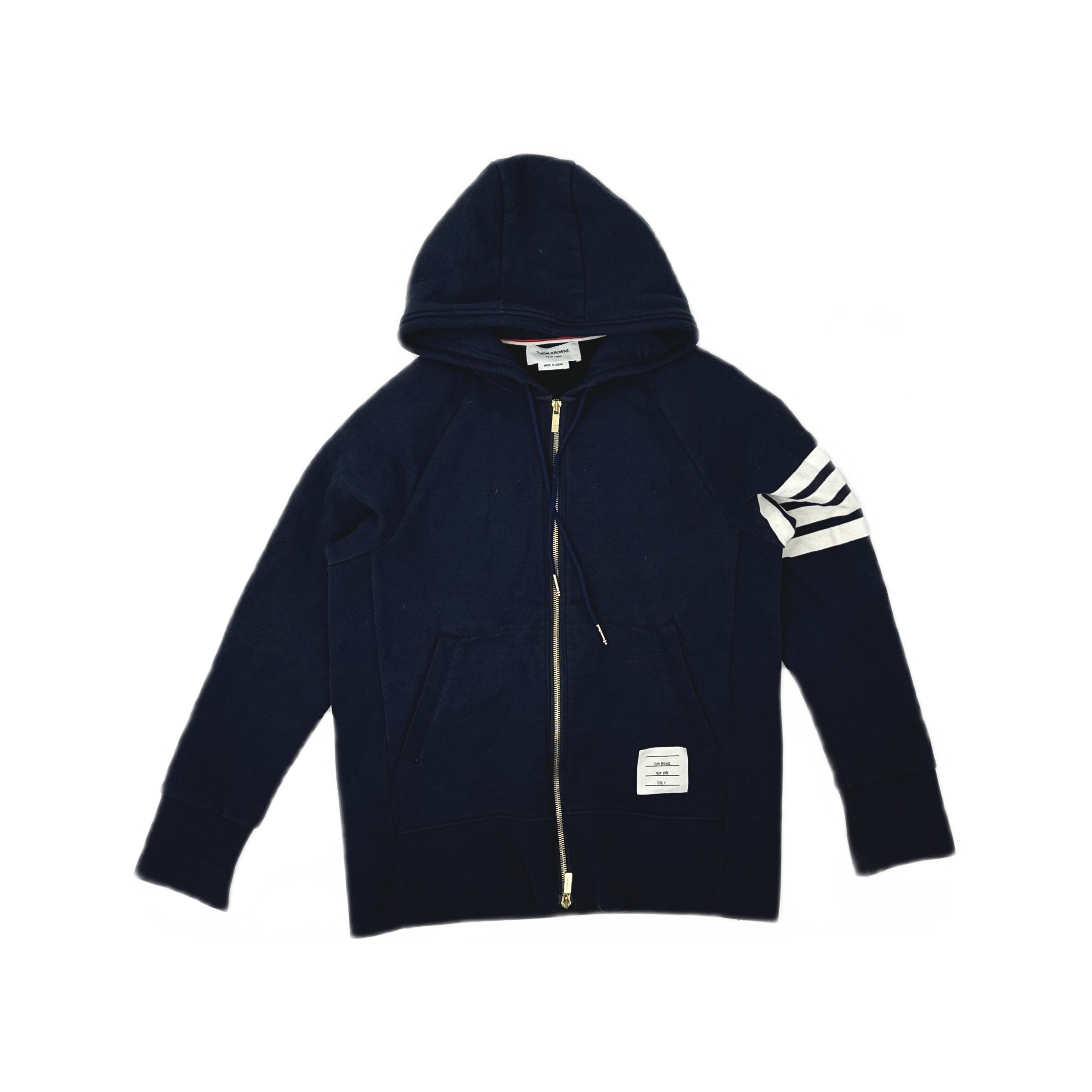 Thom Browne Thom Browne 4-Bar Stripe Zip Hoodie Size XL Size US XL / EU 56 / 4 - 1 Thumbnail