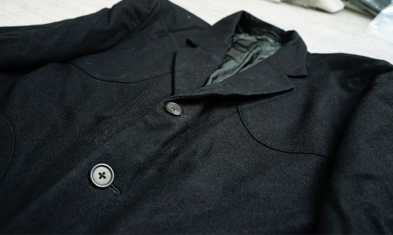 Yohji Yamamoto Yohji Yamamoto Yohji Yamamoto Wool Suit Jacket for Men Size US S / EU 44-46 / 1 - 4 Thumbnail