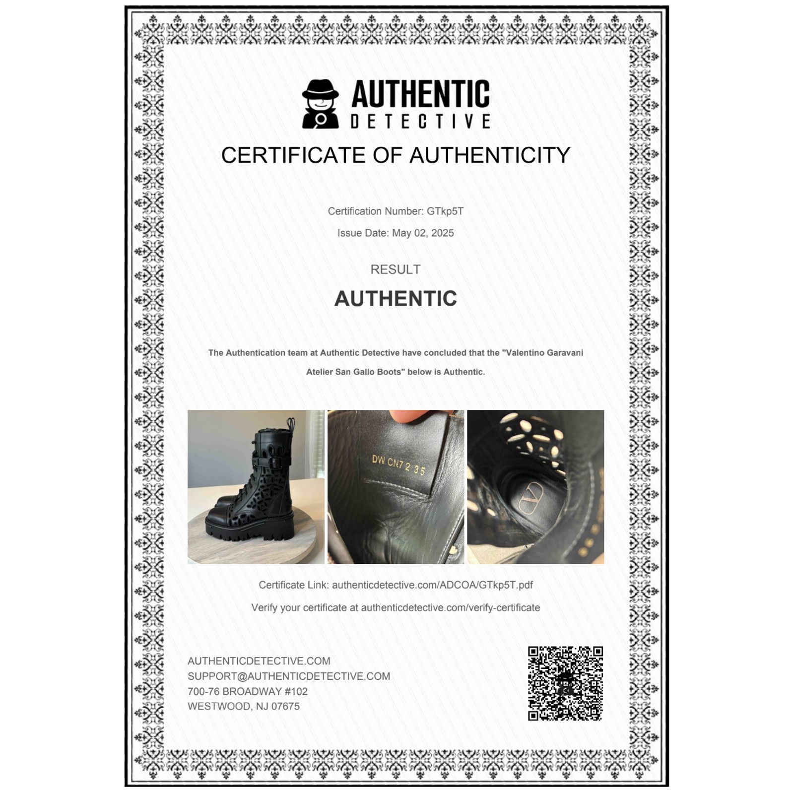 Valentino Valentino Atelier San Gallo Combat Boots EU Size 35 US 5 Size US 5 / IT 35 - 16 Thumbnail
