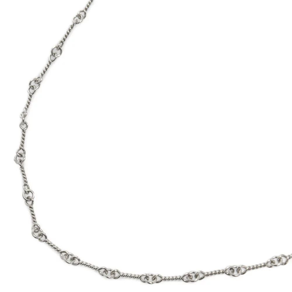 image of Chrome Hearts 18K Twist Chain Necklace - 18 Inch in White, Men's