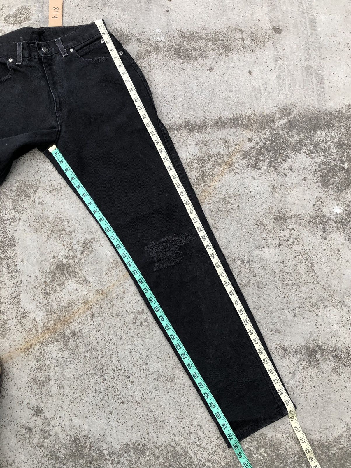 Harley Davidson VINTAGE HARLEY DAVIDSON DISTRESSED DENIM Size US 29 - 13 Thumbnail