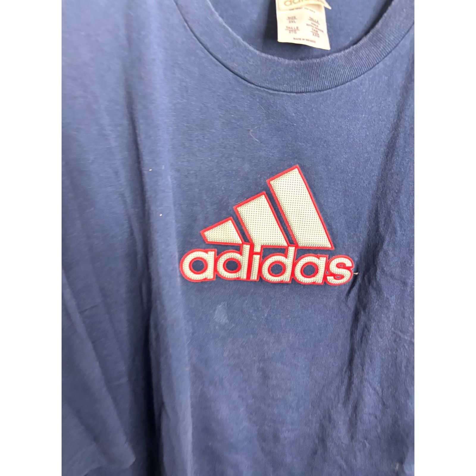 Adidas adidas T-shirt Crew Short Sleeve Men L White 90s Graphic Vintage Nike Size US L / EU 52-54 / 3 - 2 Thumbnail