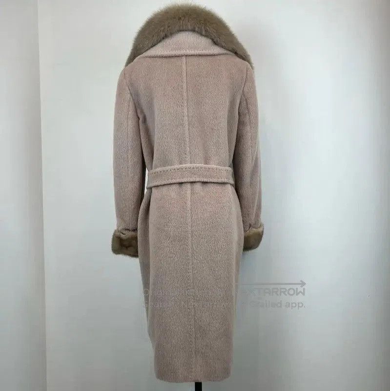 Max Mara MaxMara Pink Wool Ladies Coat . Size S / US 4 / IT 40 - 3 Thumbnail