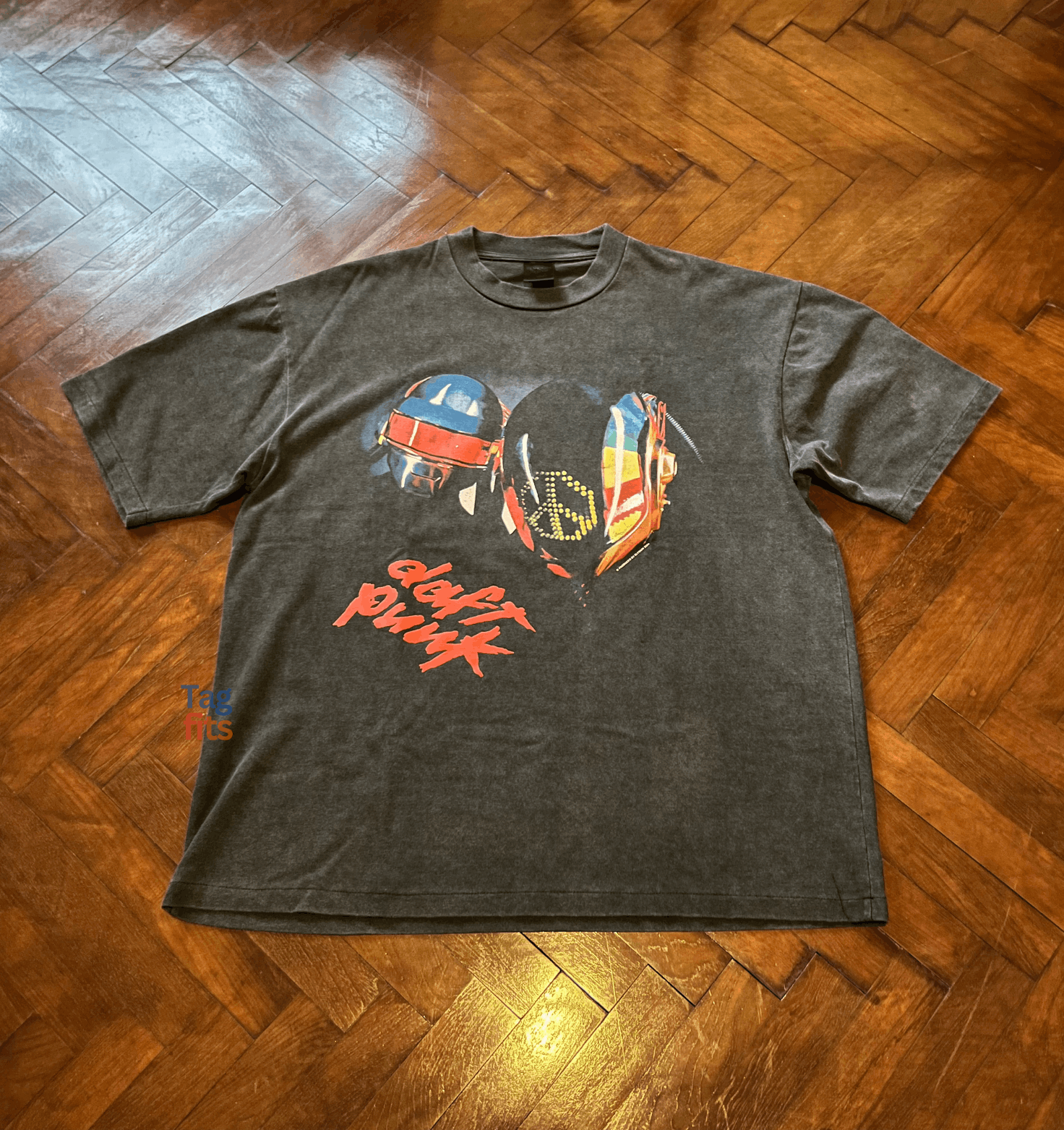 Band Tees × Vintage *Very Rare* Daft Punk Discovery Boot Tee 𖠌 Size US L / EU 52-54 / 3 - 1 Thumbnail
