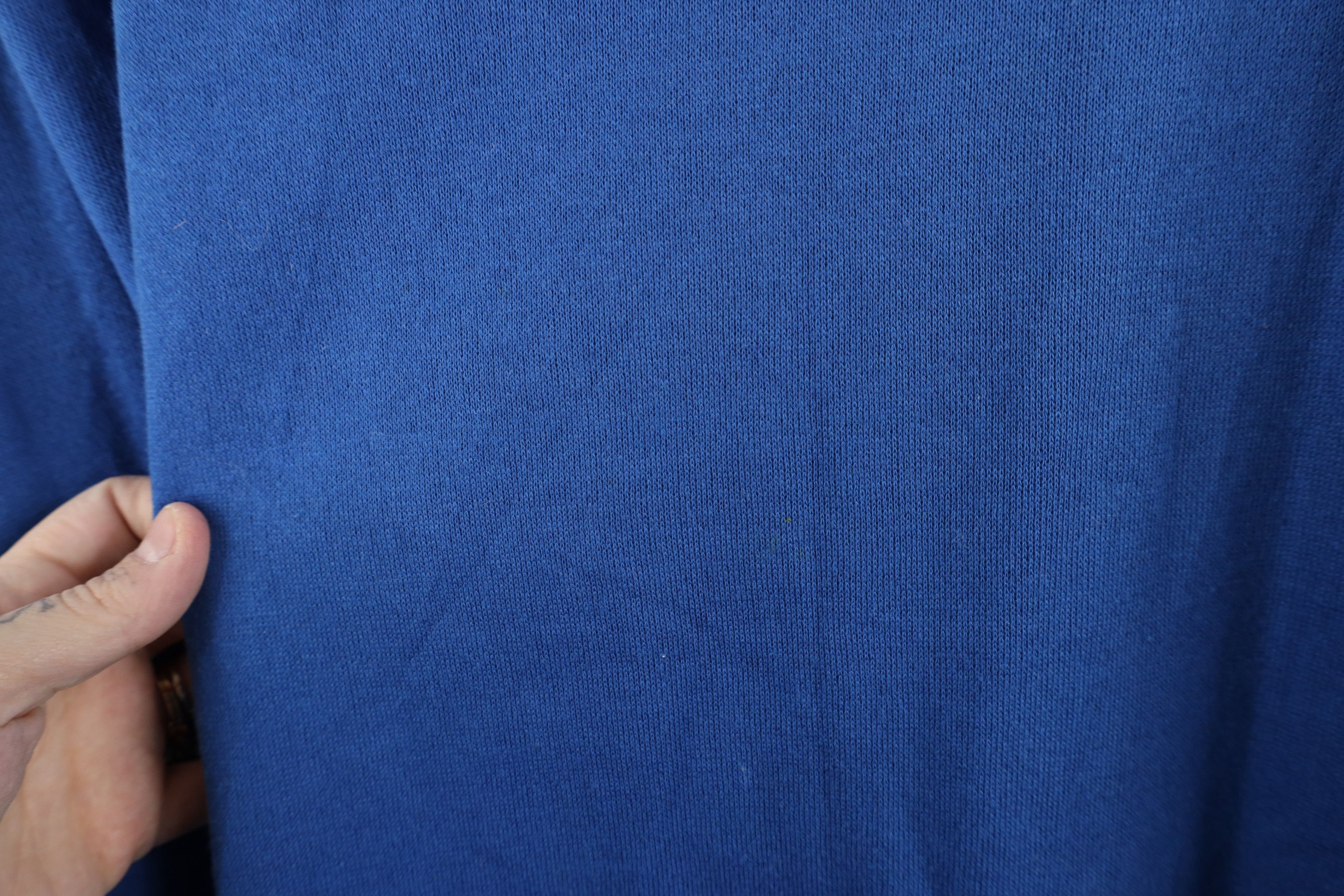 Vintage Vintage 80s 90s Streetwear Raglan Sweatshirt Royal Blue USA Size US XXL / EU 58 / 5 - 5 Thumbnail