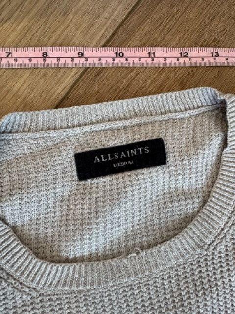 Allsaints Knit grey sweater Size US M / EU 48-50 / 2 - 3 Thumbnail