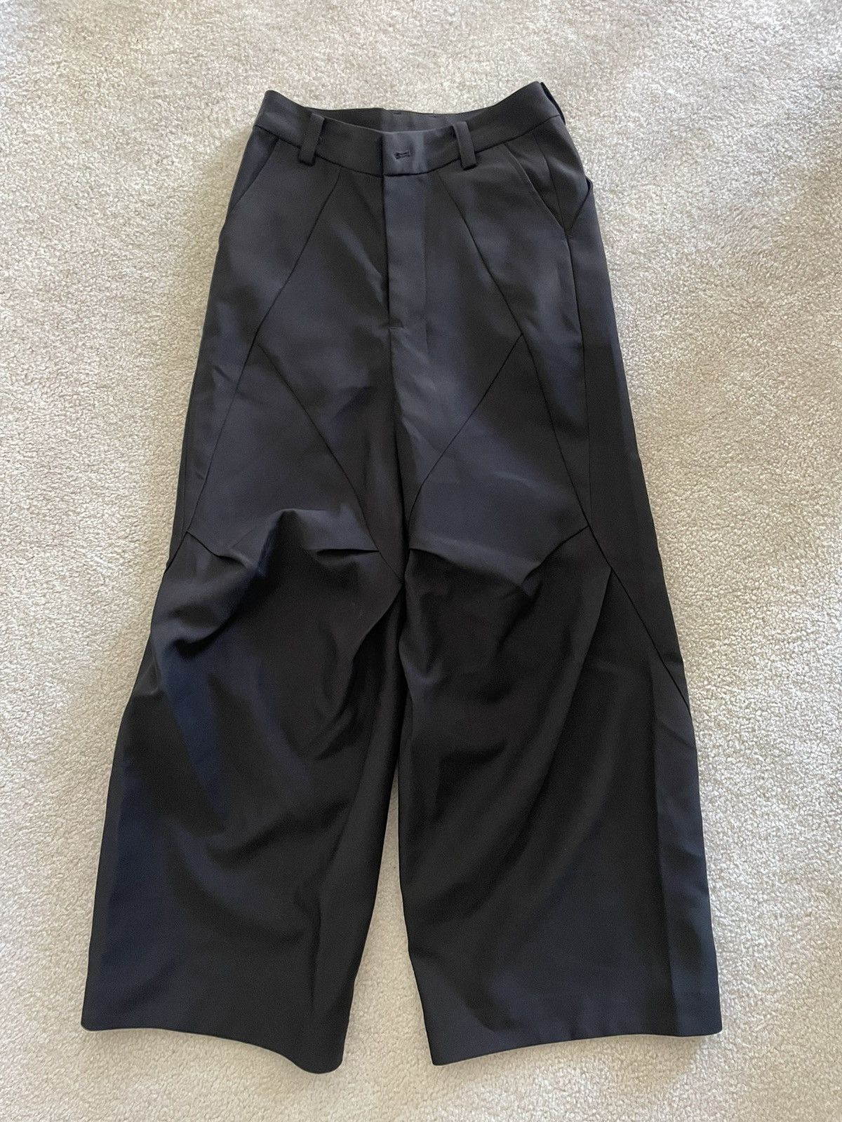 Japanese Brand Common Divisor Wide Rhombus Trousers | Grailed