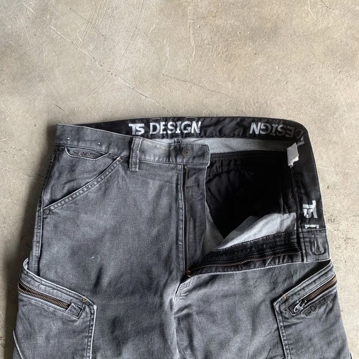 Japanese Brand 💥 STEALS 💥 Top Shaleton Faded Rugged Trousers Biker Pants Size US 33 - 6 Thumbnail