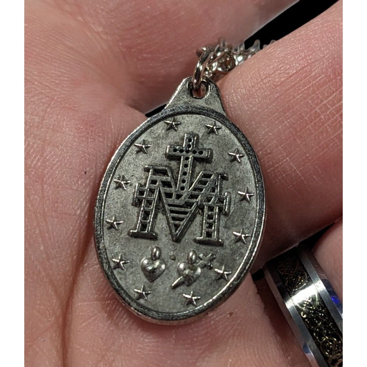 Other Catholic Religious Mother Mary Pendant Prayer Necklace Size ONE SIZE - 9 Thumbnail