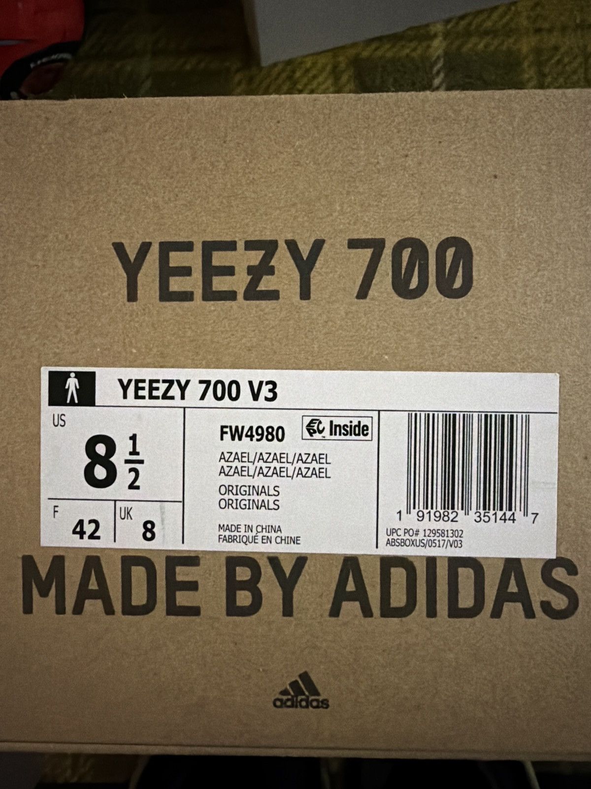 Adidas × Kanye West Adidas Yeezy 700 Azael Size US 8.5 / EU 41-42 - 2 Thumbnail