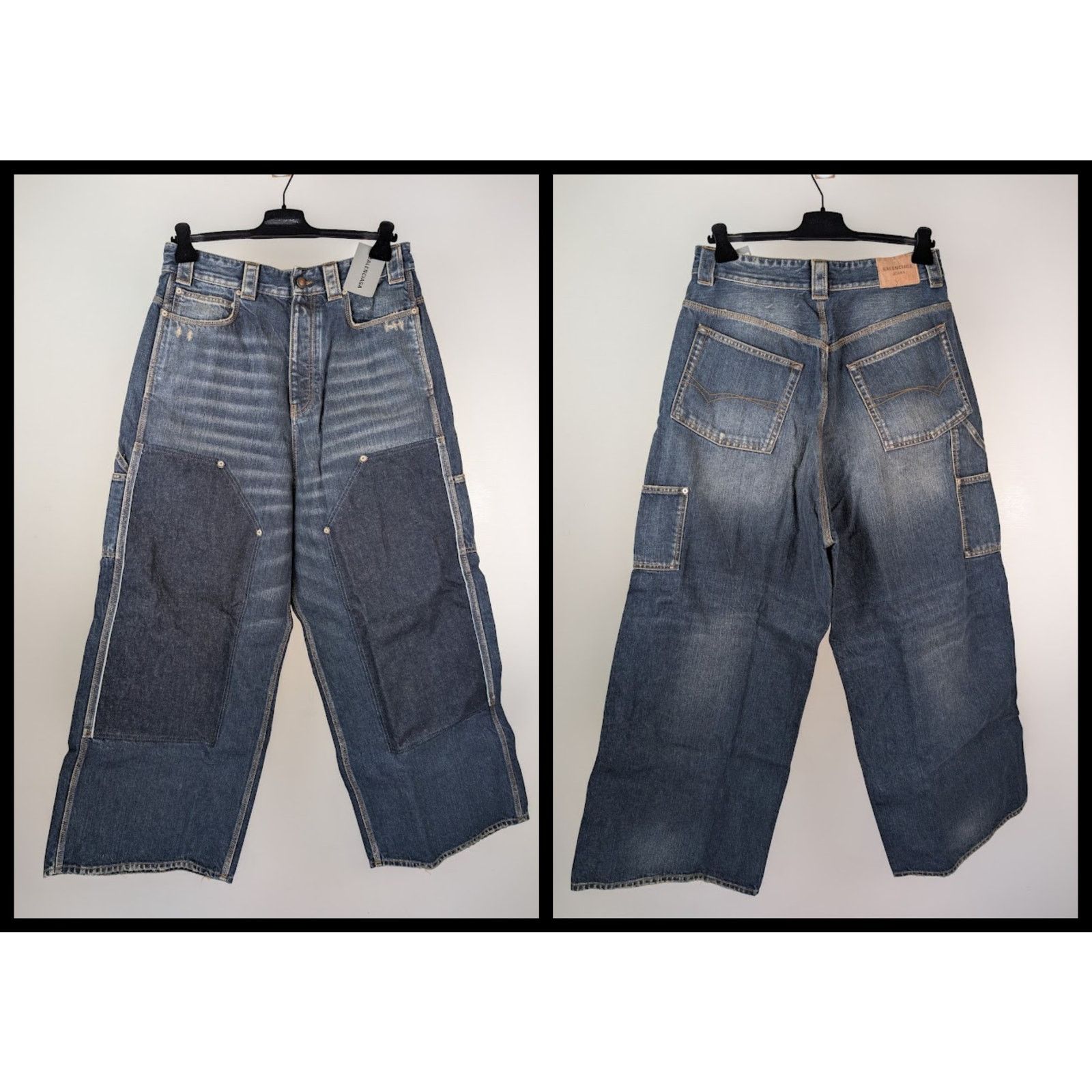 Balenciaga Balenciaga Cut-Up Baggy Pants Jeans | Grailed