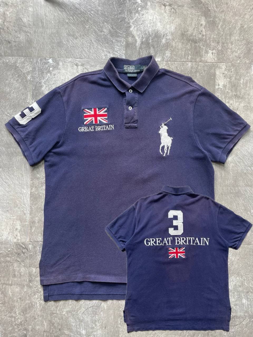 Polo Ralph Lauren Vintage Polo Ralph Lauren Great Britain Big logo Chief Keef Size US L / EU 52-54 / 3 - 1 Thumbnail