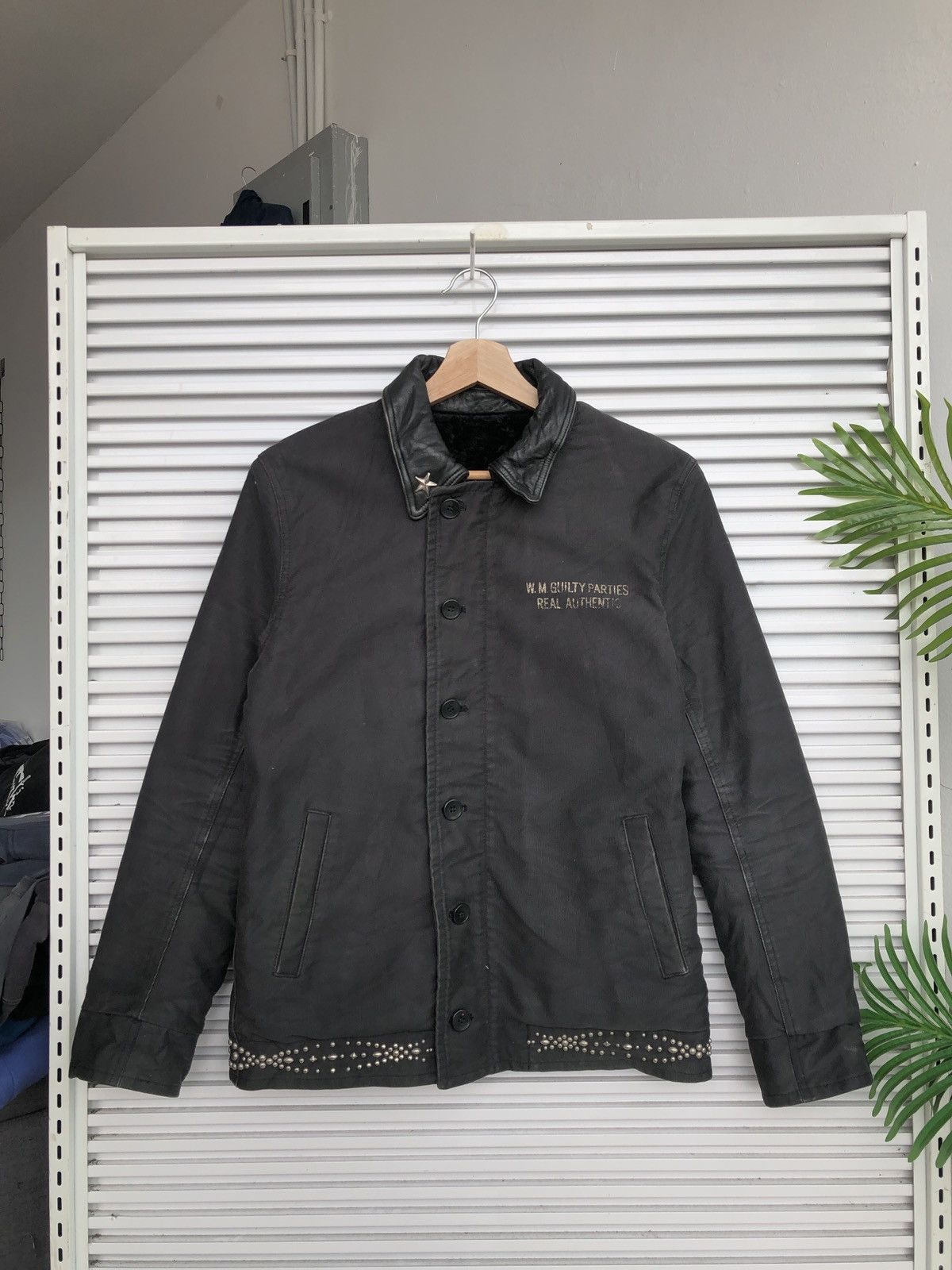 Wacko Maria Vintage Wacko Maria Guilty Parties Leather Fur Jacket | Grailed