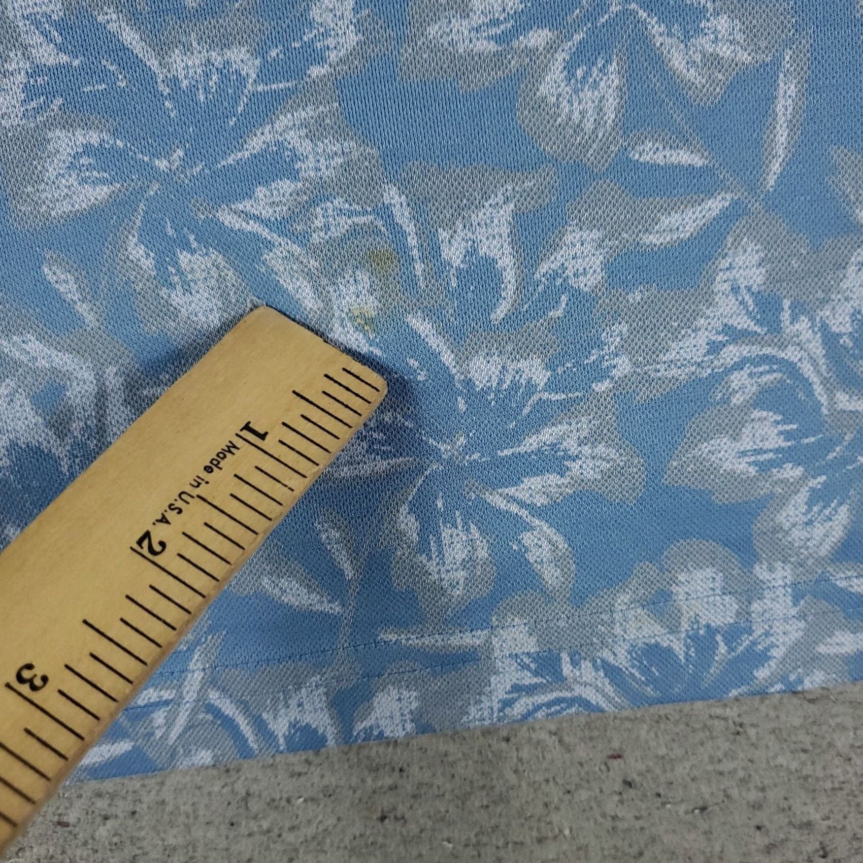 TravisMathew Travis Mathew Polo Shirt Mens Size Large Blue Floral Golf Casual Short Sleeve Shirt Size US L / EU 52-54 / 3 - 4 Thumbnail