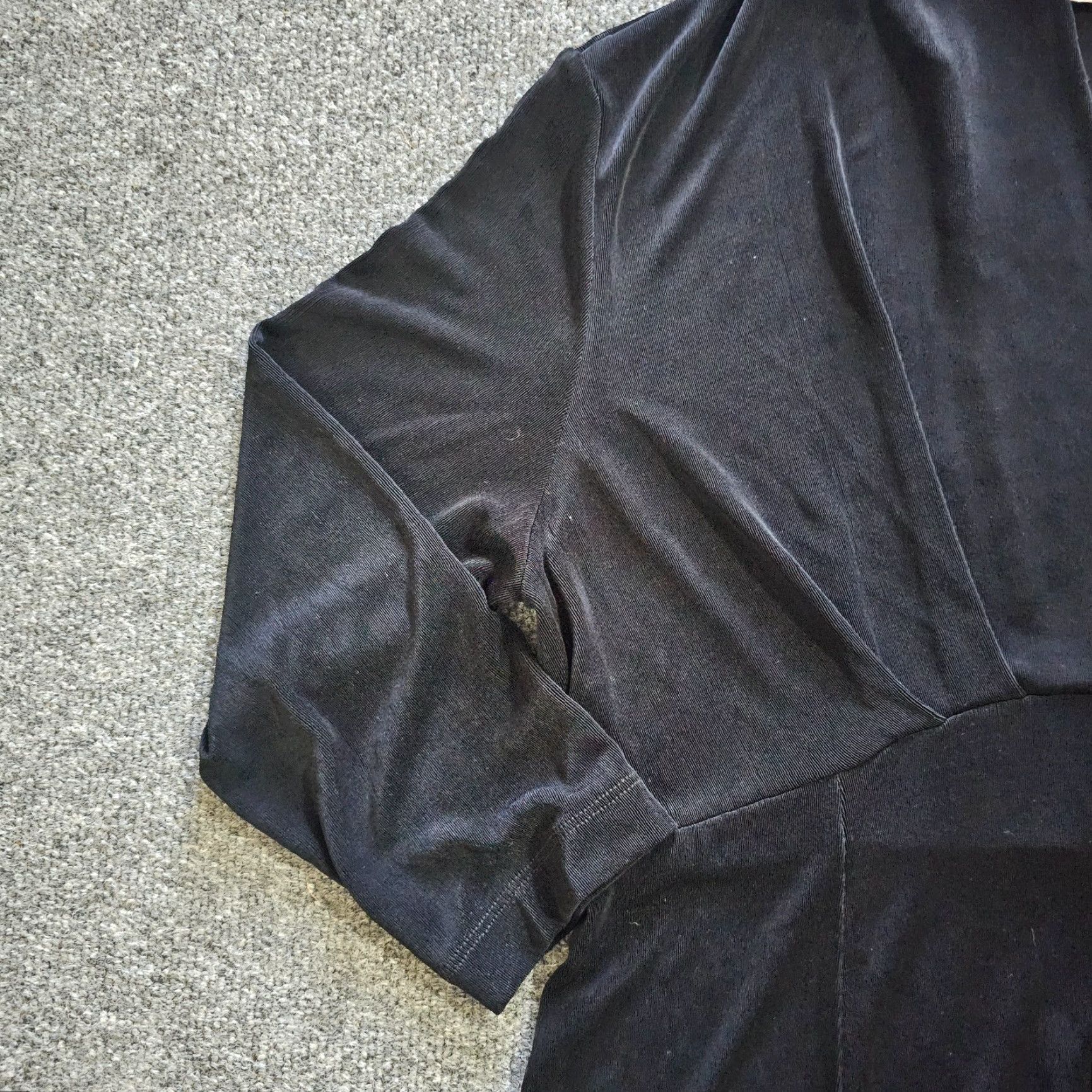 Vintage Chicos Dress Womens Large Black V Neck Stretch Slinky Travelers V Neck Career Size L / US 10 / IT 46 - 3 Thumbnail