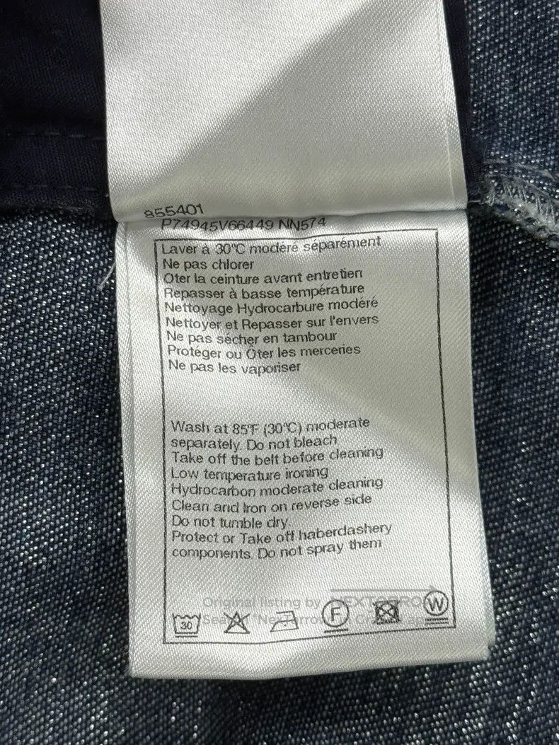 Chanel Chanel Blue glitter wide-leg jeans Size 42" / US 20 - 6 Thumbnail