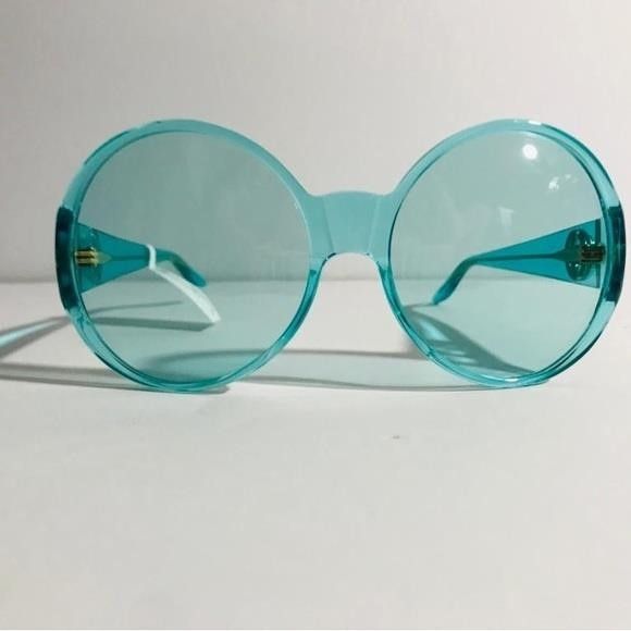 Gucci GUCCI GG0954S 001 Prestige Light Blue Sunglasses","descripti Size ONE SIZE - 7 Thumbnail