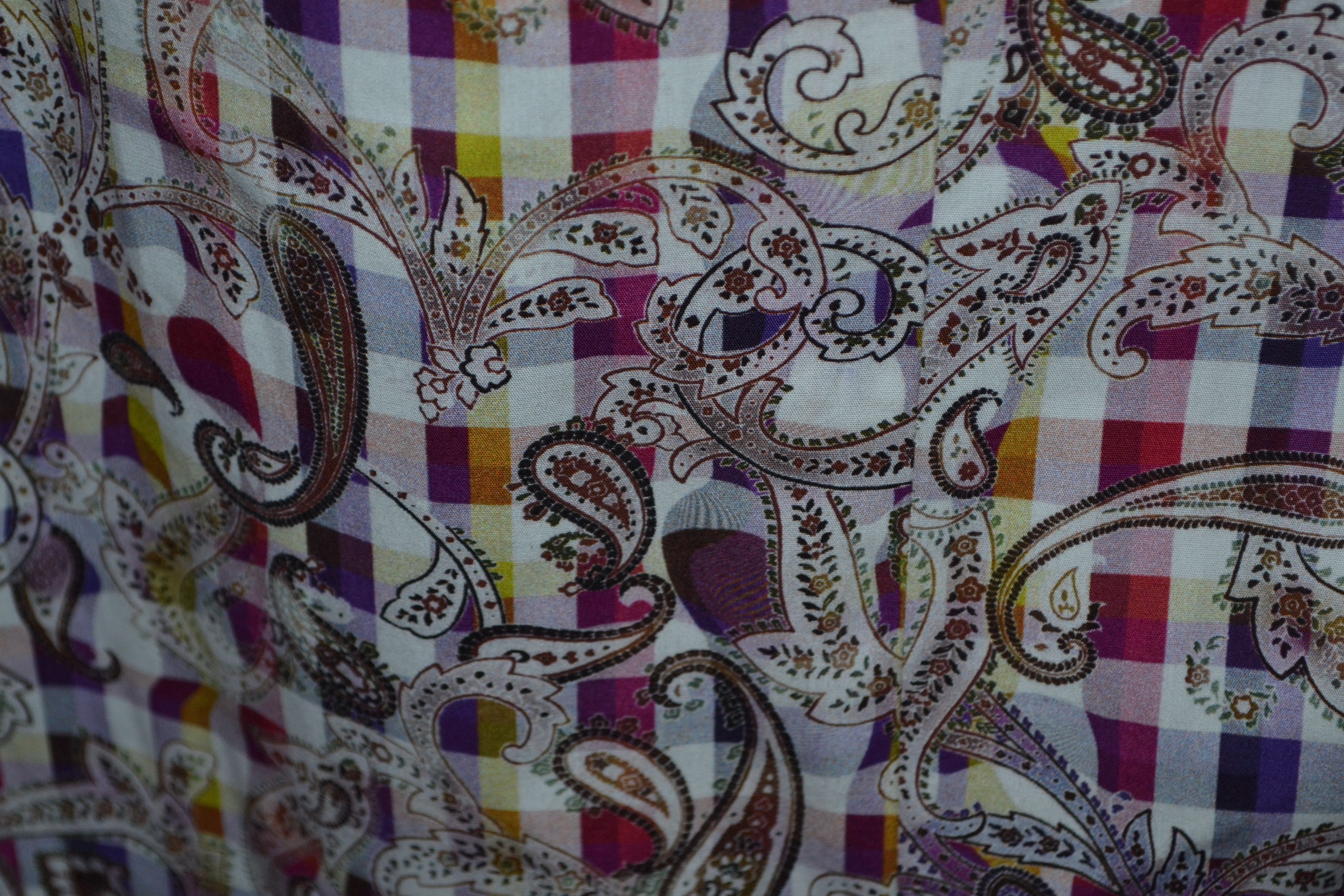 Etro Etro Gradient Psychedelic Paisley Shirt Cotton L Size US L / EU 52-54 / 3 - 12 Thumbnail