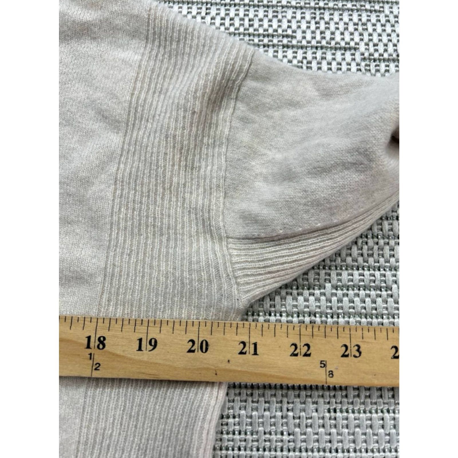 Madewell Madewell Sweater Womens XS Brown Cashmere Knit Pullover Pullover Knit V-Neck Long Sleeve Casual Winter Fall Regular Woman Size XS / US 0-2 / IT 36-38 - 6 Thumbnail