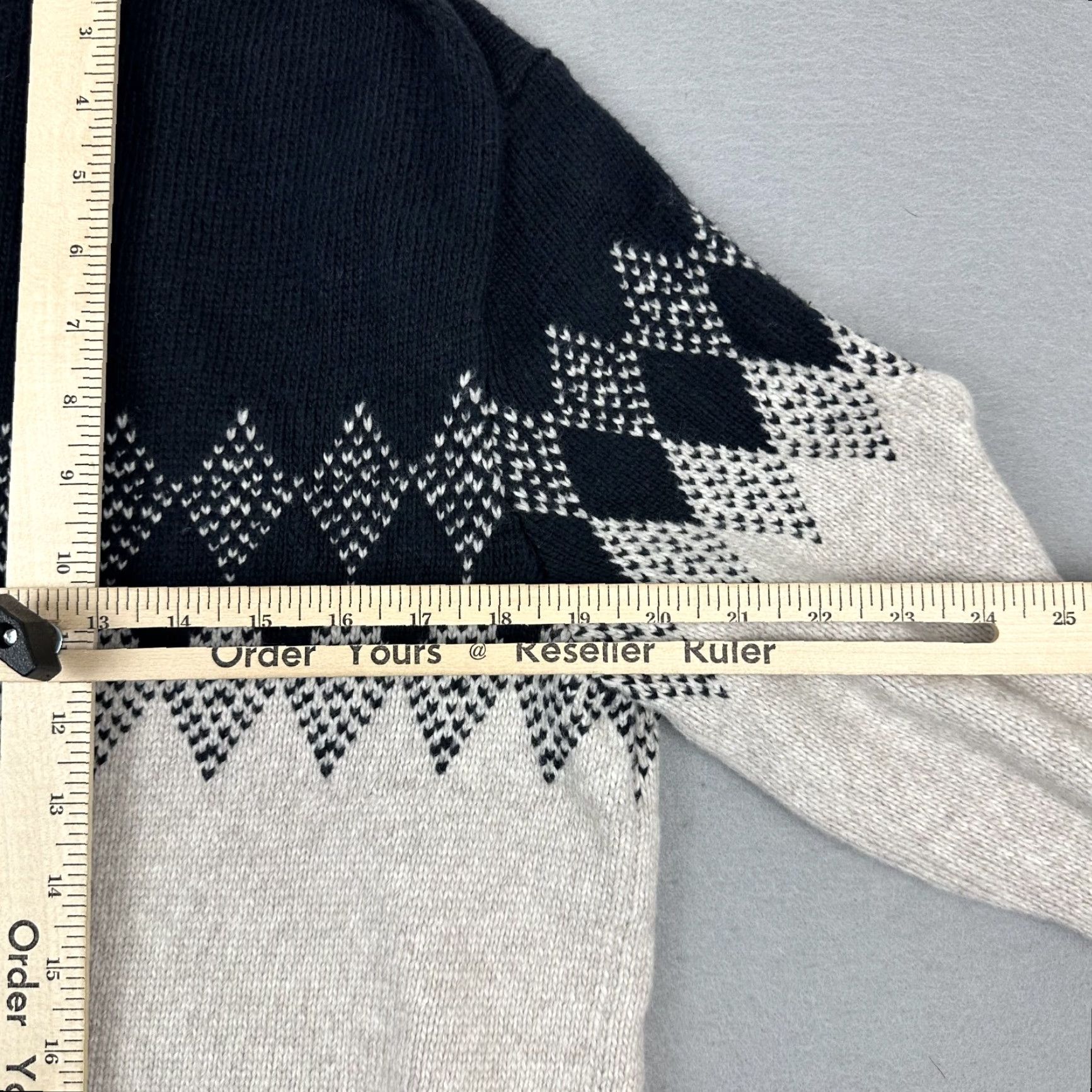 Bonobos Bonobos Sweater Men Medium Beige Fair Isle 1/4 Zip Slim Fit Pullover Cotton M Size US M / EU 48-50 / 2 - 5 Thumbnail