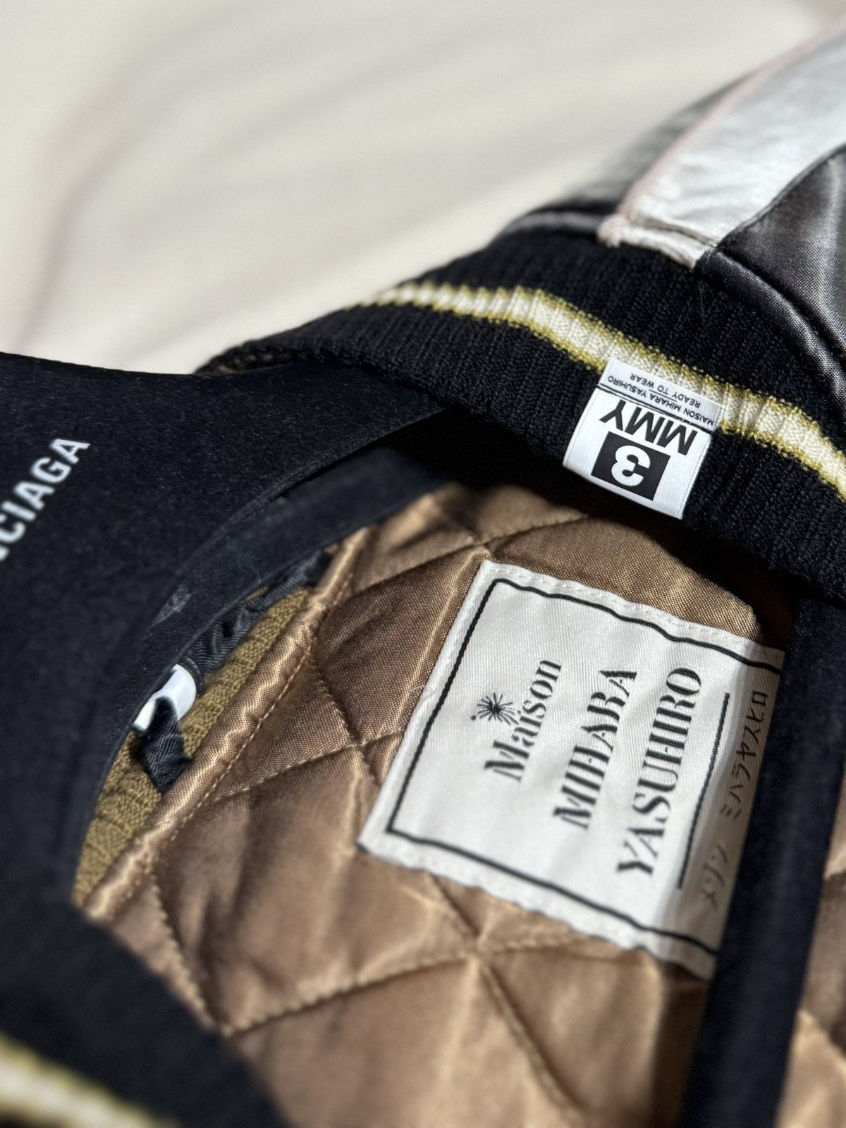 Maison MIHARA YASUHIRO FW24 VINTAGE BLACK BOMBER JACKET JAPANESE TOKIO TIGER Size US XL / EU 56 / 4 - 6 Thumbnail